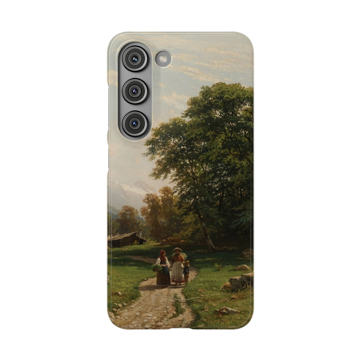Swiss Landscape by Ivan Ivanovich Shishkin - Samsung Slim Case