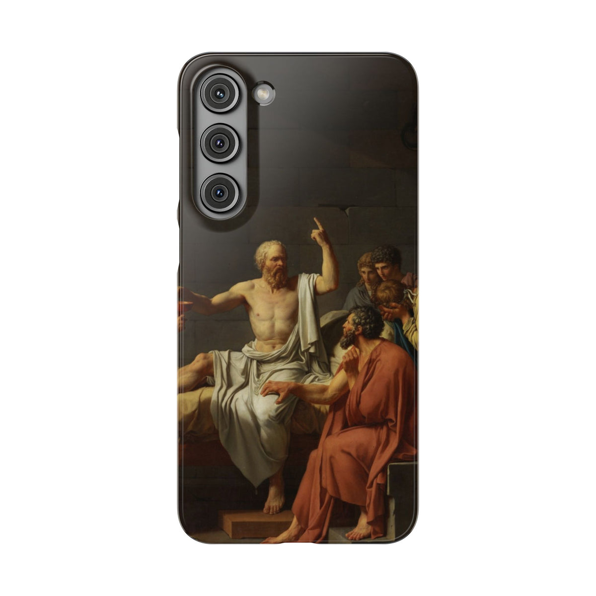 The Death of Socrates by Jacques-Louis David - Samsung Slim Case
