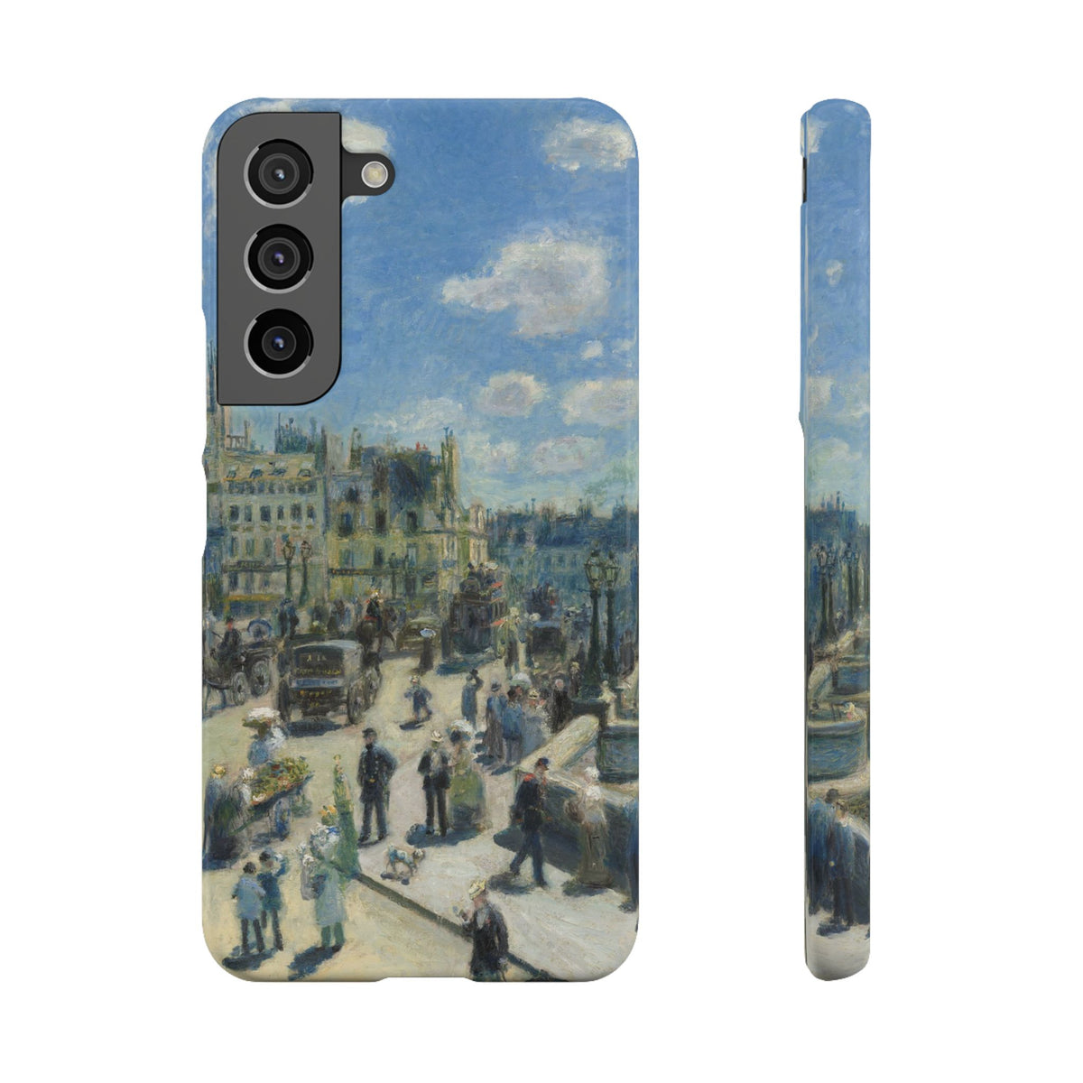Pont Neuf Paris by Pierre Auguste Renoir - Samsung Slim Case