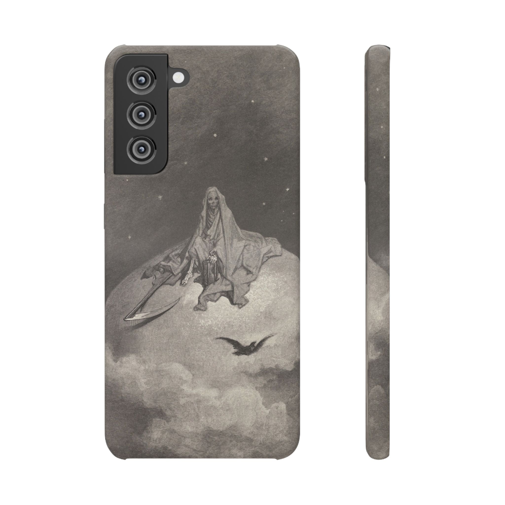 Doubting, dreaming dreams no mortal ever dared to dream before by Gustave Doré - Samsung Slim Case