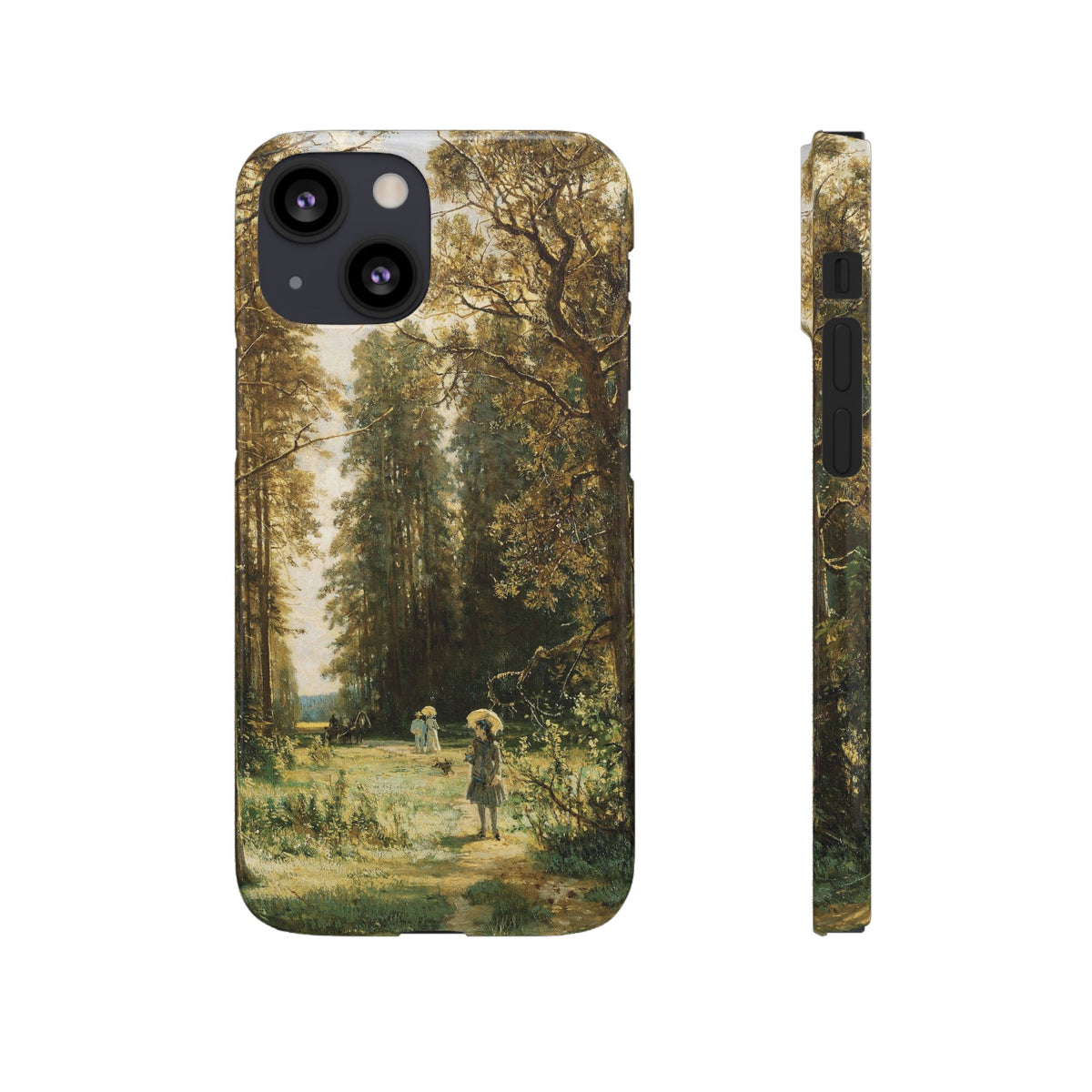The Path in the Forest by Ivan Ivanovich Shishkin - iPhone Slim Case