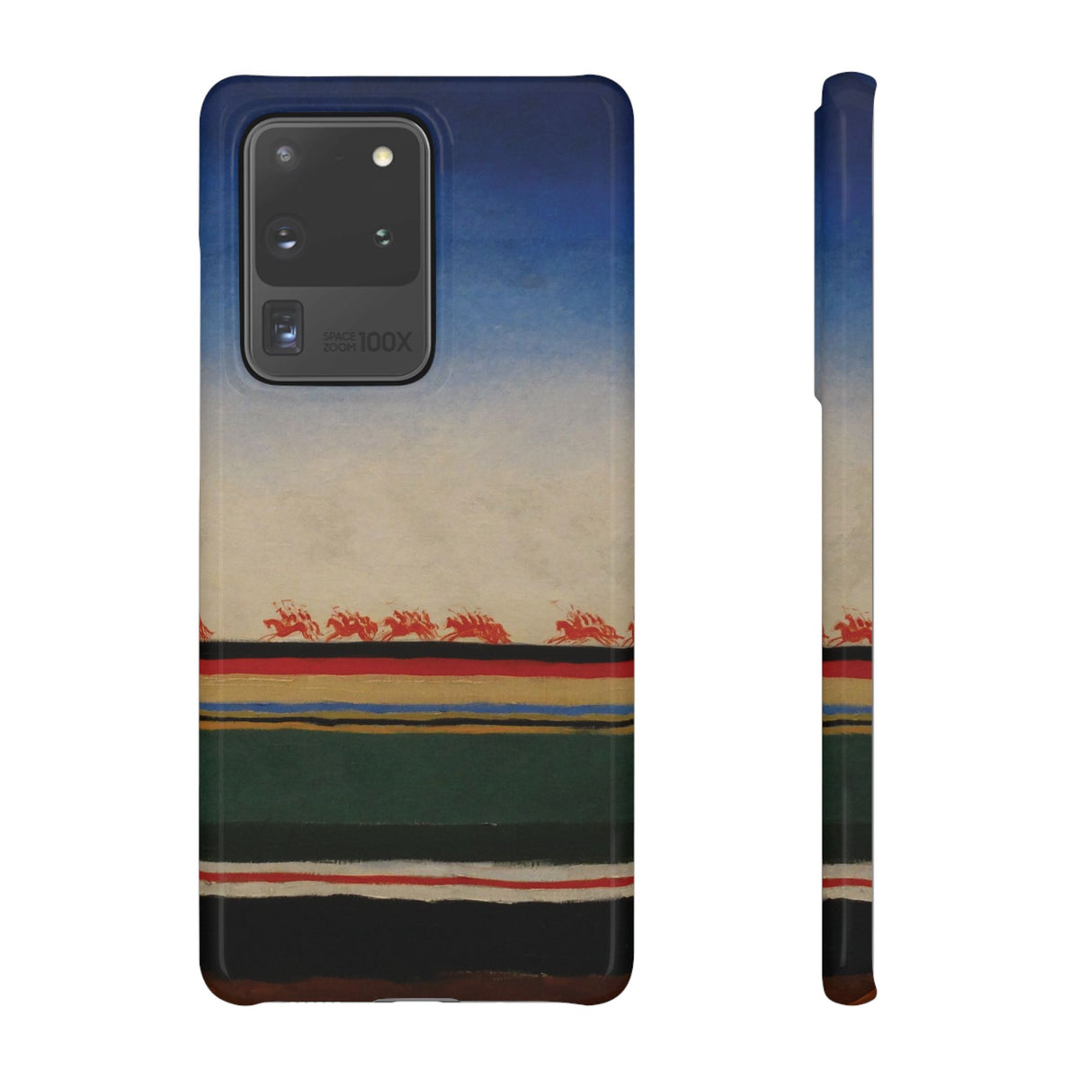 Red Cavalry Riding by Kazimir Malevich - Samsung Slim Case