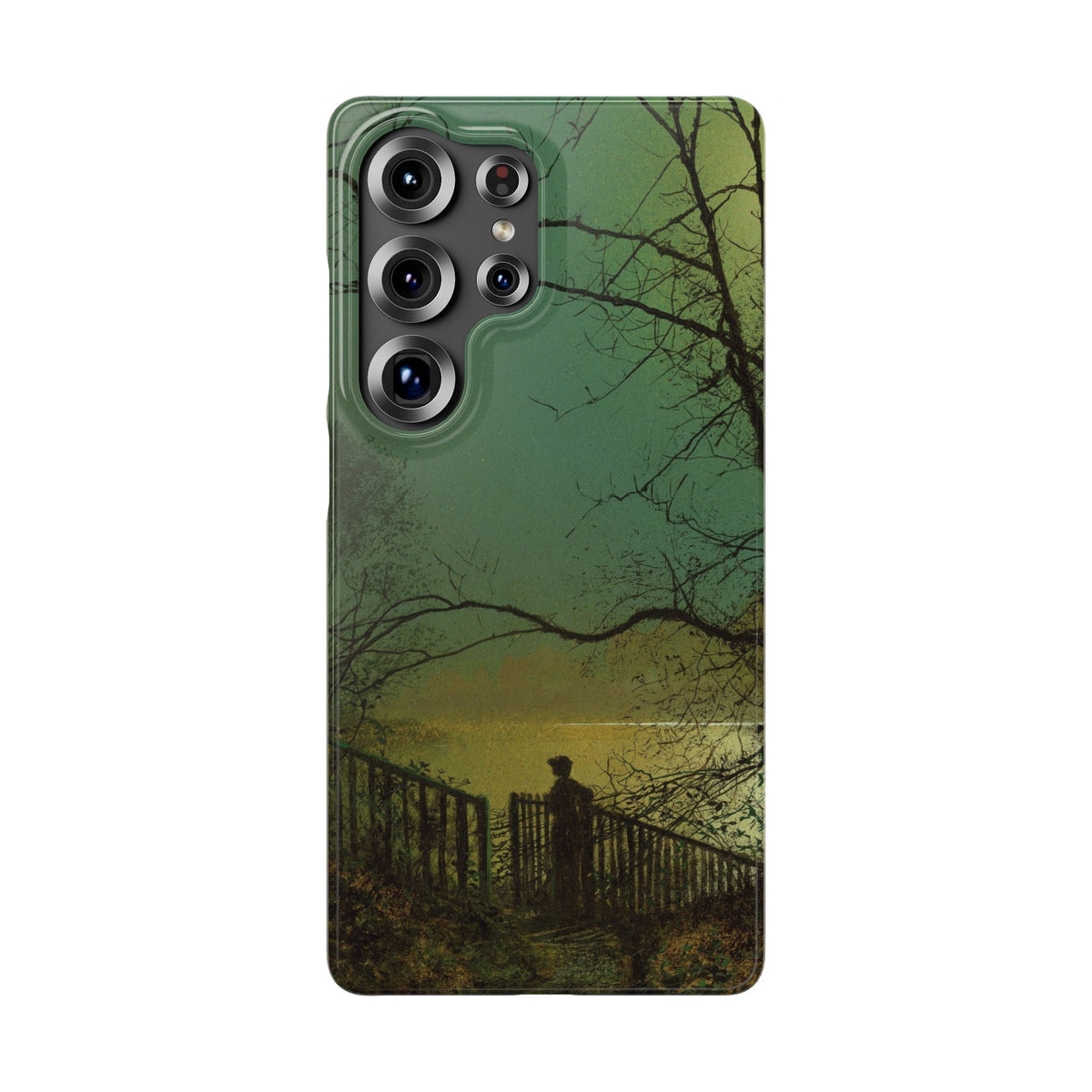 Roundhay Park Lake by John Atkinson Grimshaw - Samsung Slim Case