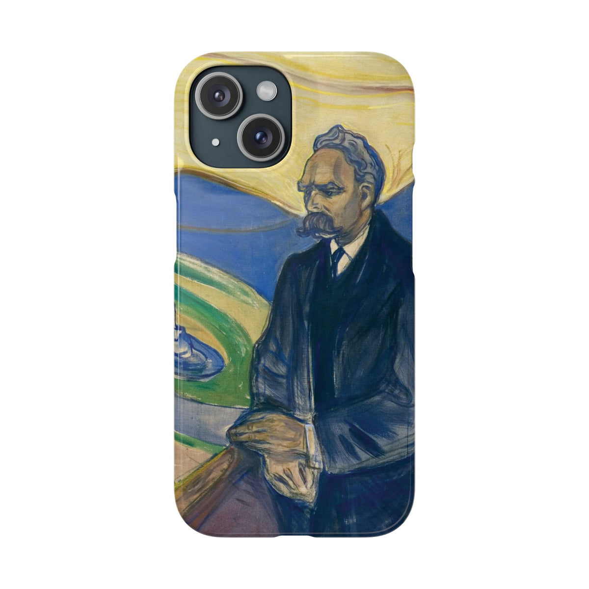 Portrait of Friedrich Nietzsche by Edvard Munch - iPhone Slim Case