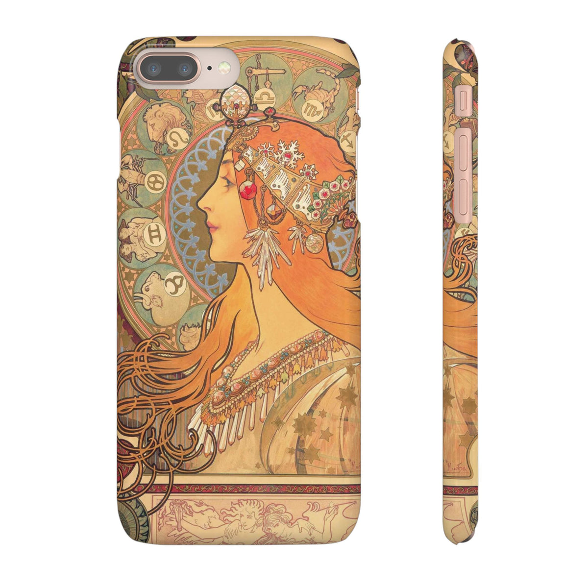 Zodiac by Alphonse Mucha - iPhone Slim Case