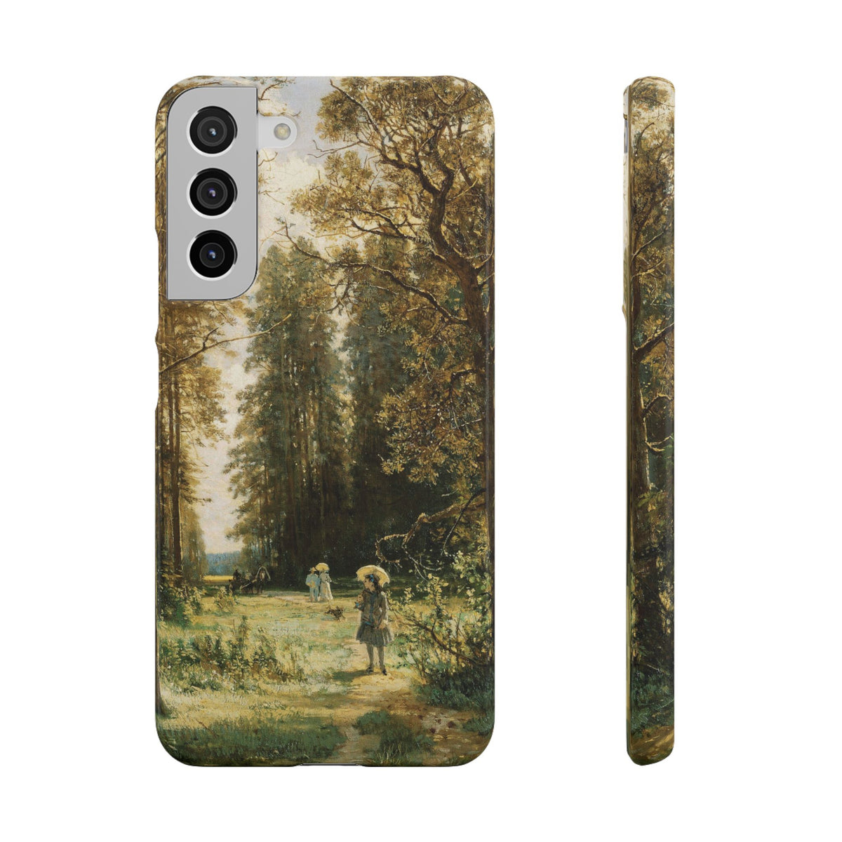 The Path in the Forest by Ivan Ivanovich Shishkin - Samsung Slim Case