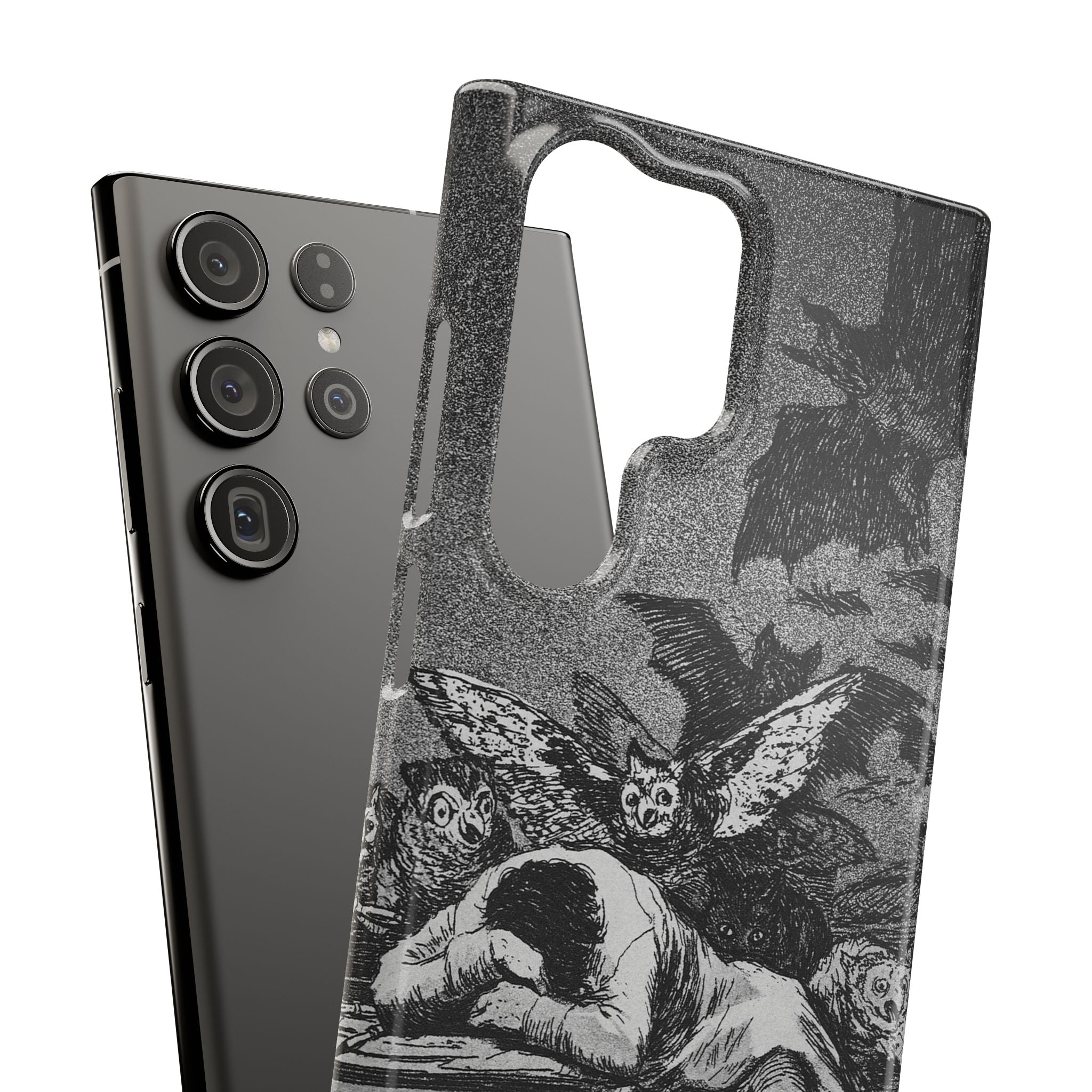 The Sleep of Reason Produces Monsters by Francisco Goya - Samsung Slim Case