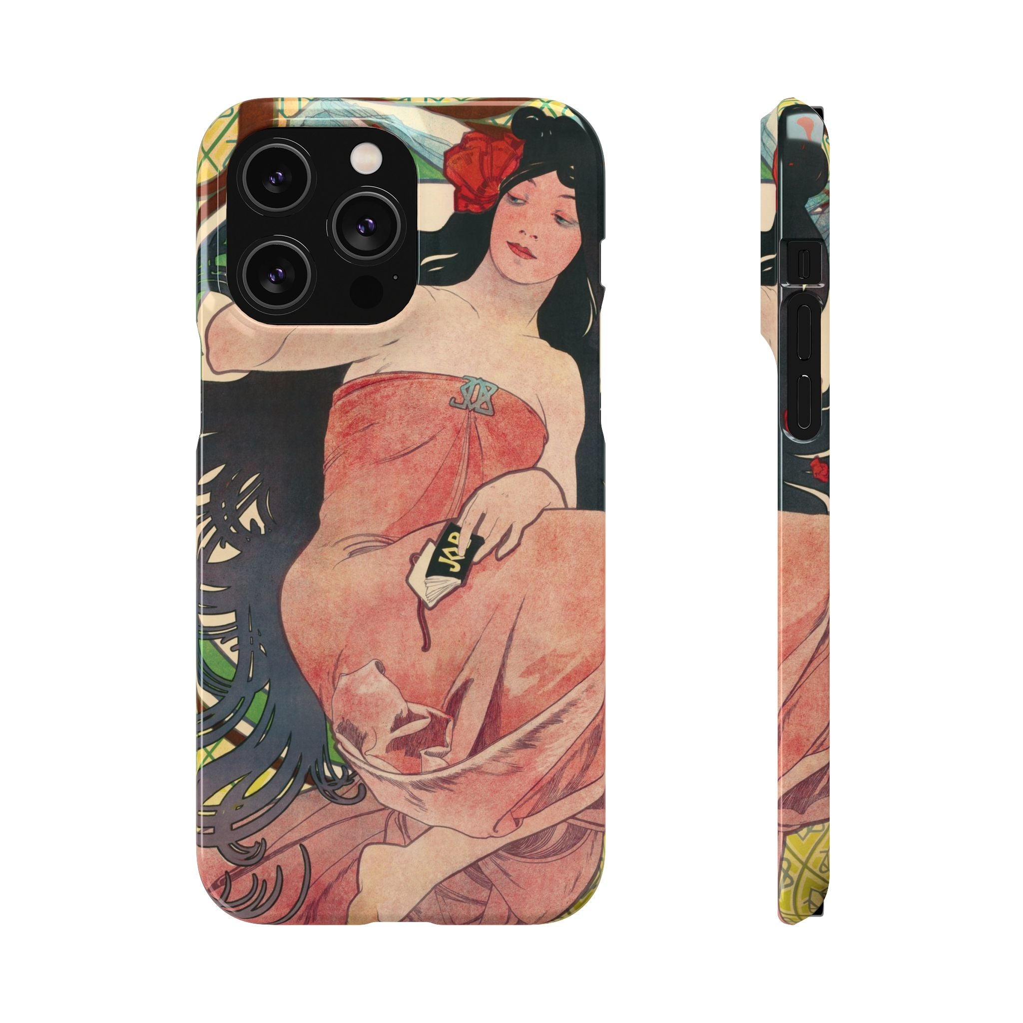 JOB by Alphonse Mucha - iPhone Slim Case