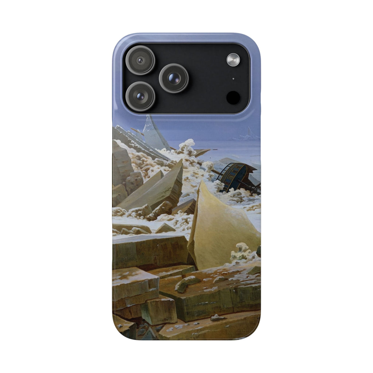 The Sea of Ice by Caspar David Friedrich - iPhone Slim Case