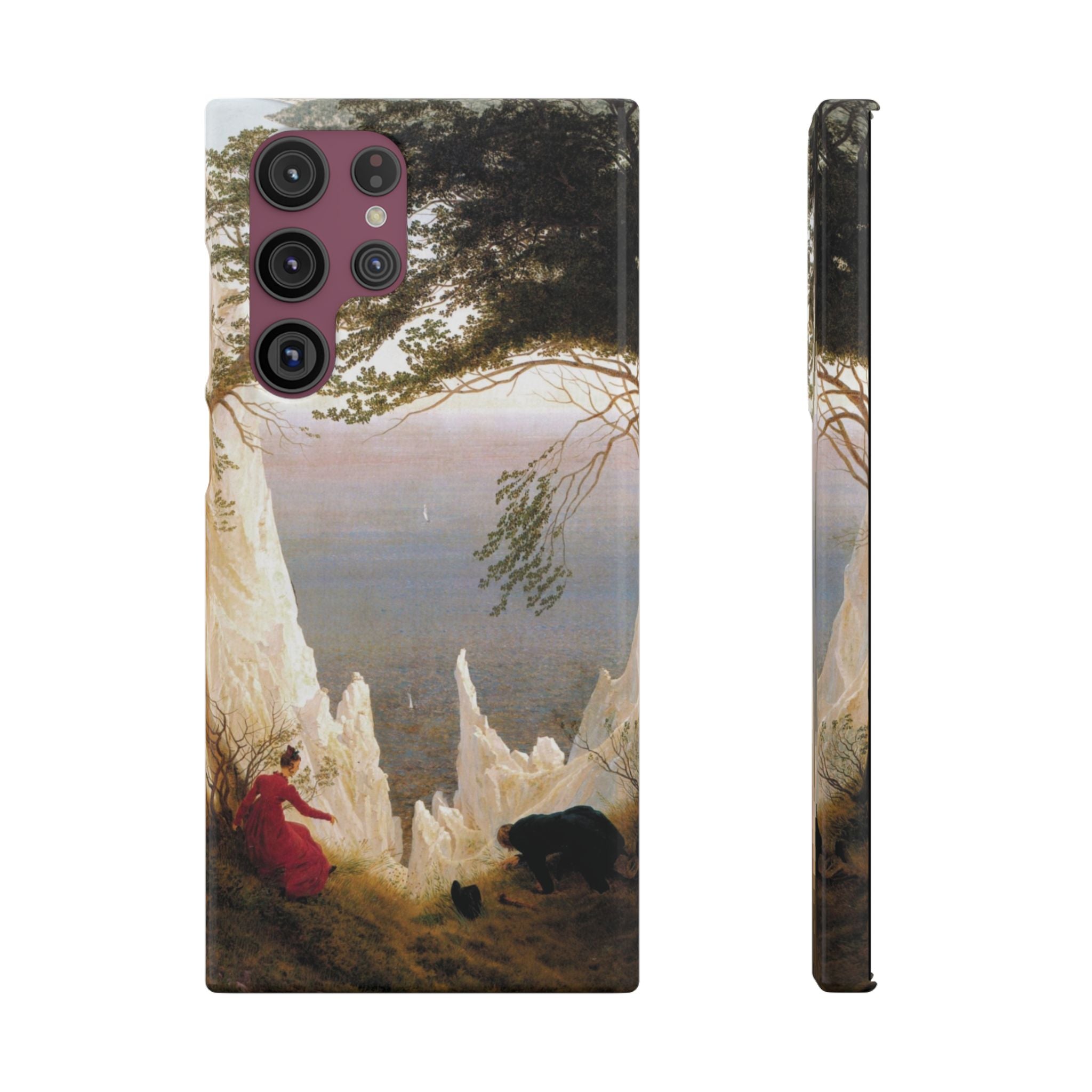 Chalk Cliffs on Rügen by Caspar David Friedrich - Samsung Slim Case