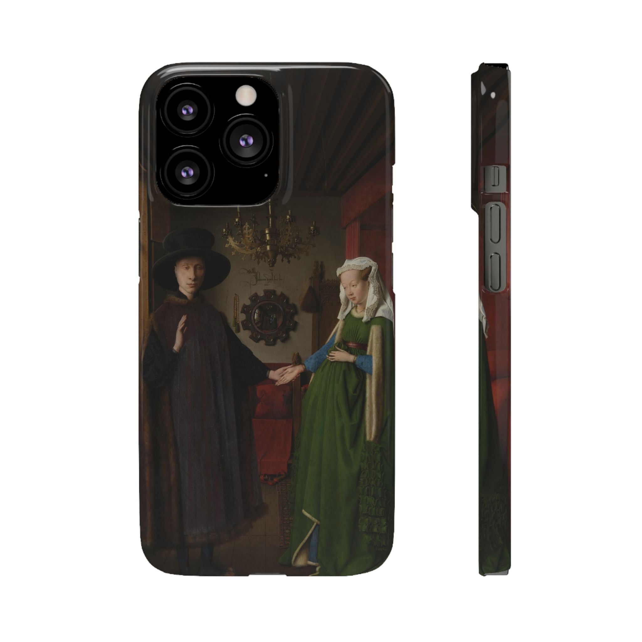 The Arnolfini Portrait by Jan van Eyck - iPhone Slim Case