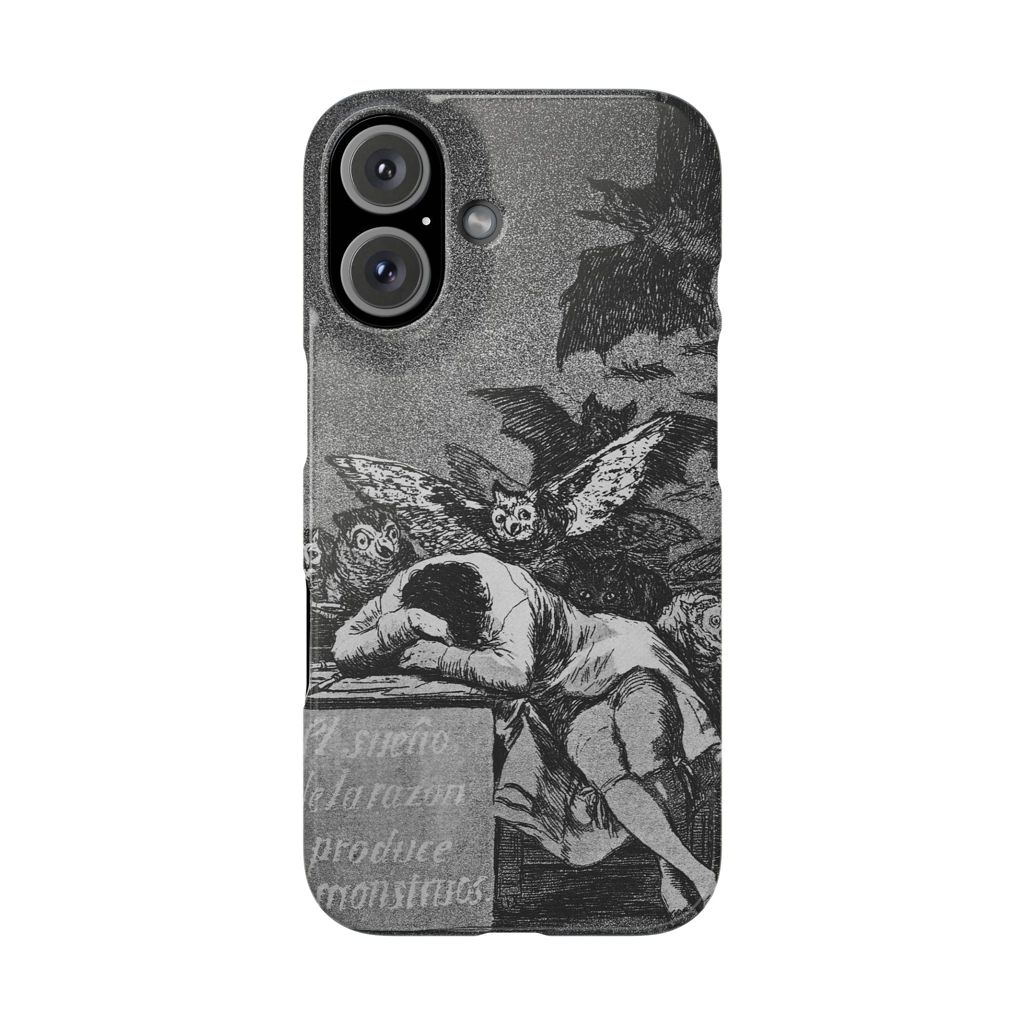 The Sleep of Reason Produces Monsters by Francisco Goya - iPhone Slim Case