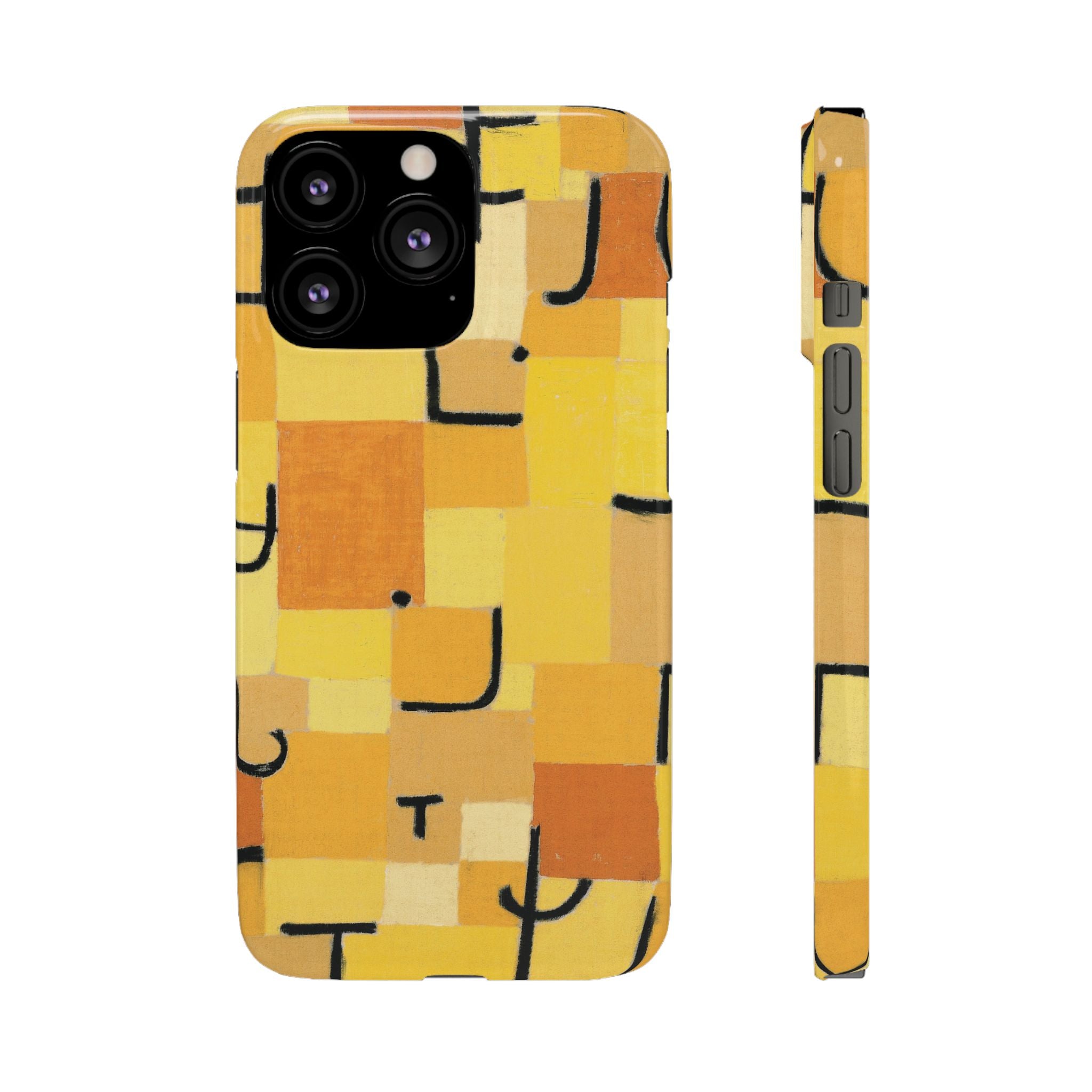 Signs in Yellow by Paul Klee - iPhone Slim Case