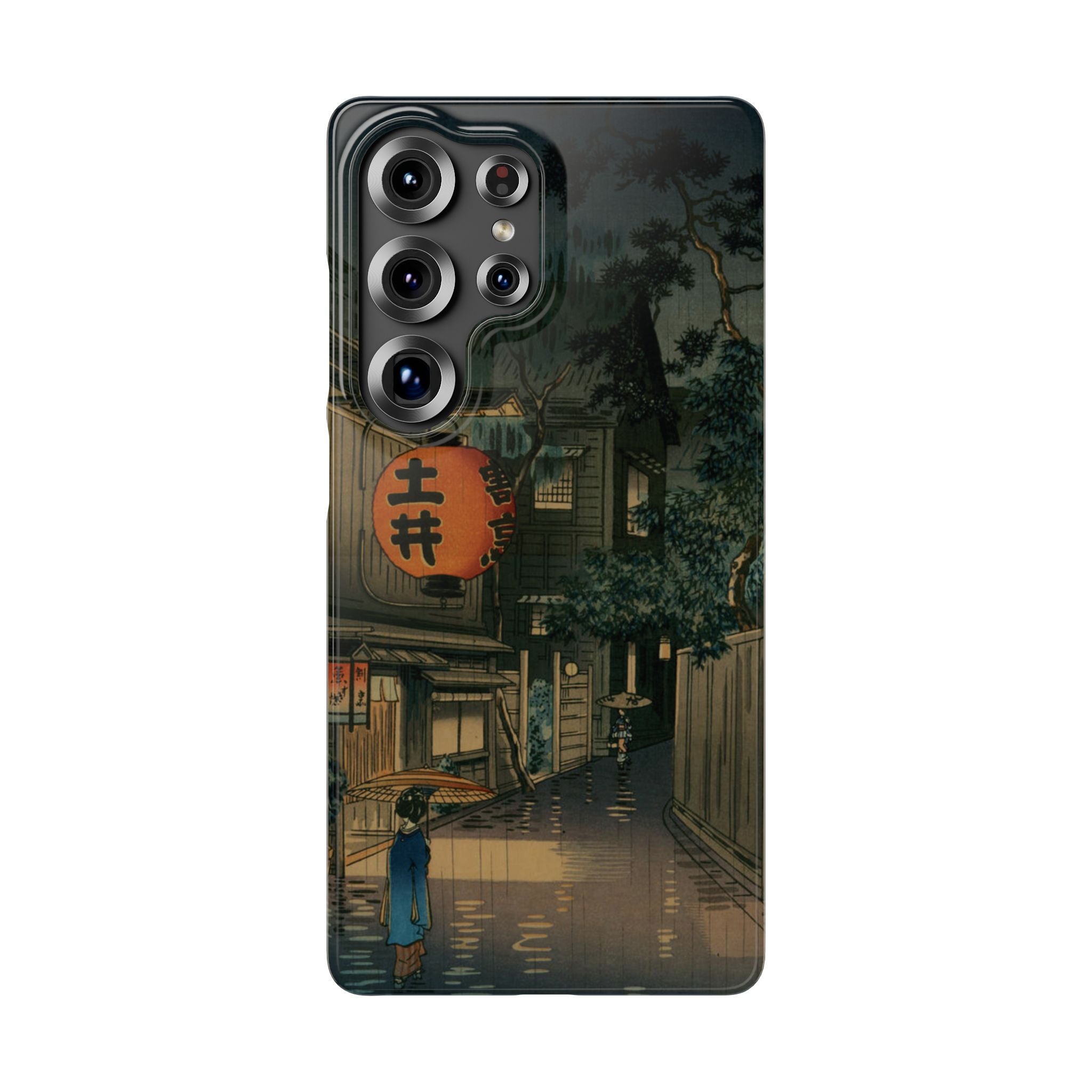 Evening at Ushigome by Tsuchiya Koitsu - Samsung Slim Case