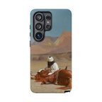 Rider and his Steed in the Desert by Jean-Leon Gerome - Samsung Tough Case