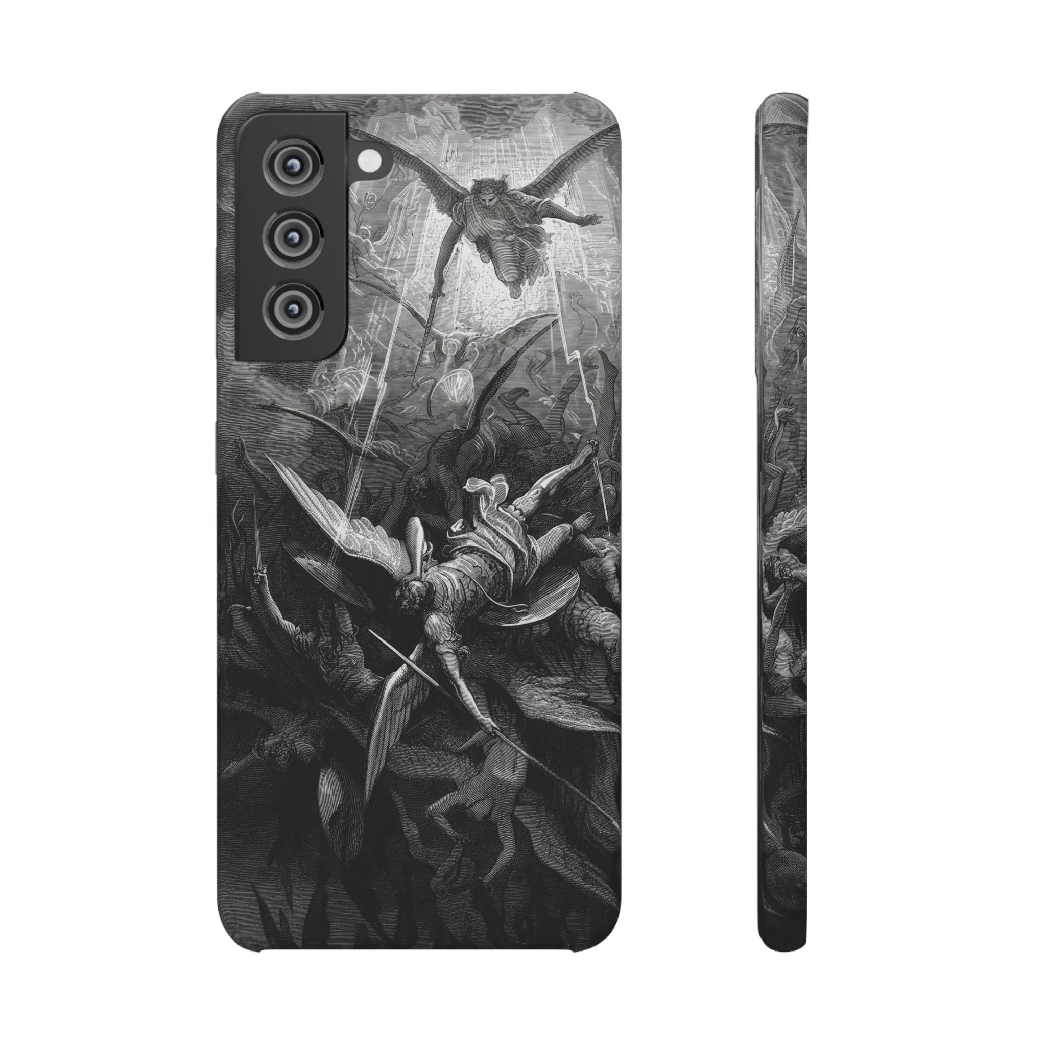 Paradise Lost |The Battle in Heaven by Gustave Doré - Samsung Slim Case