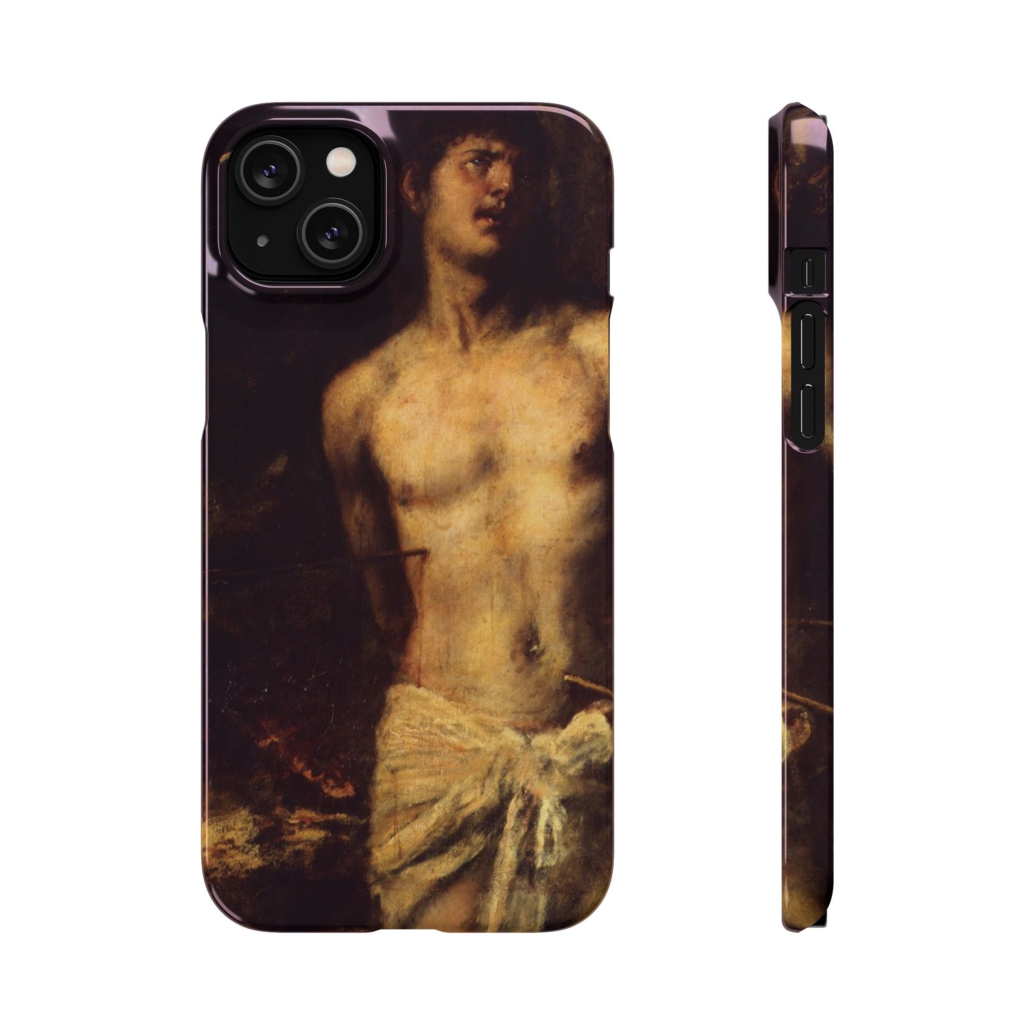 Saint Sebastian by Titian - iPhone Slim Case