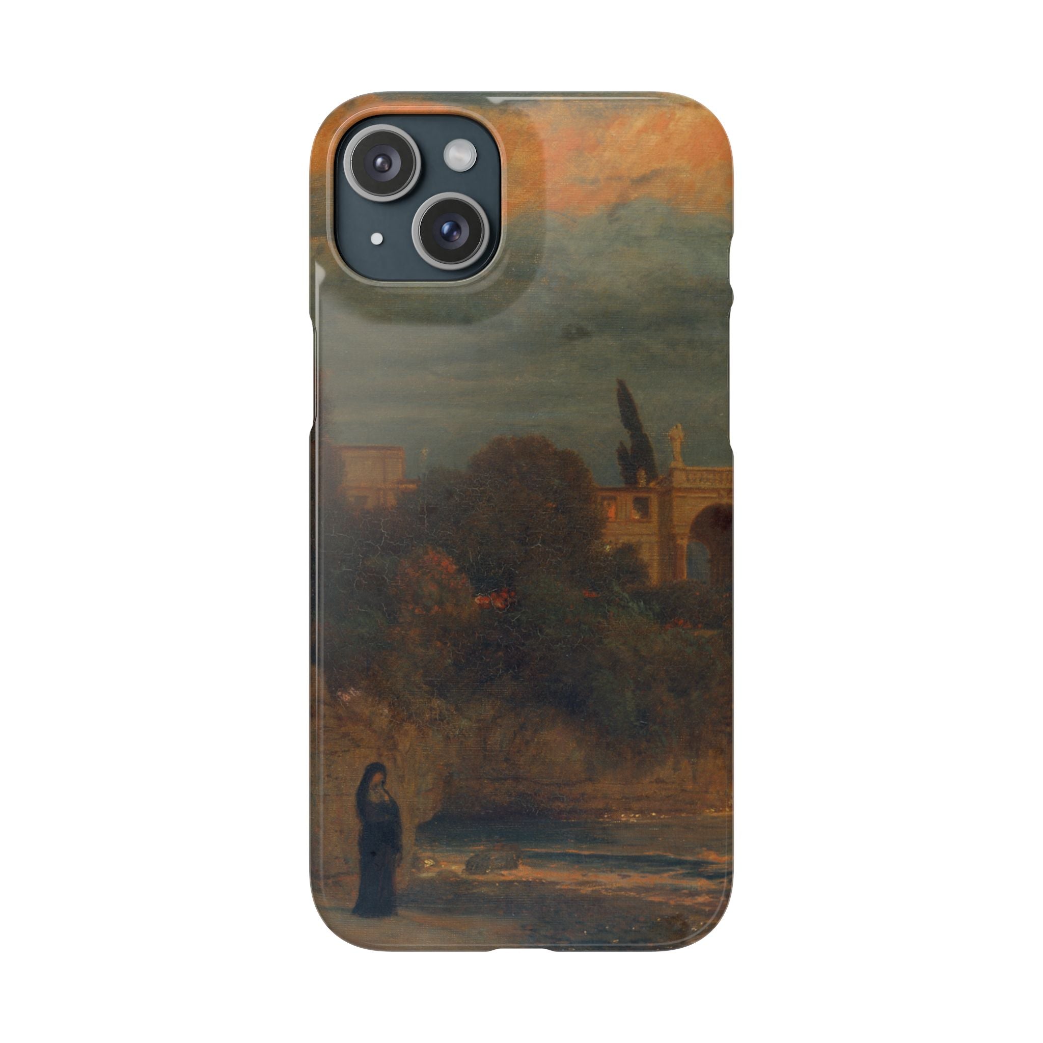 Villa by the Sea by Arnold Böcklin - iPhone Slim Case