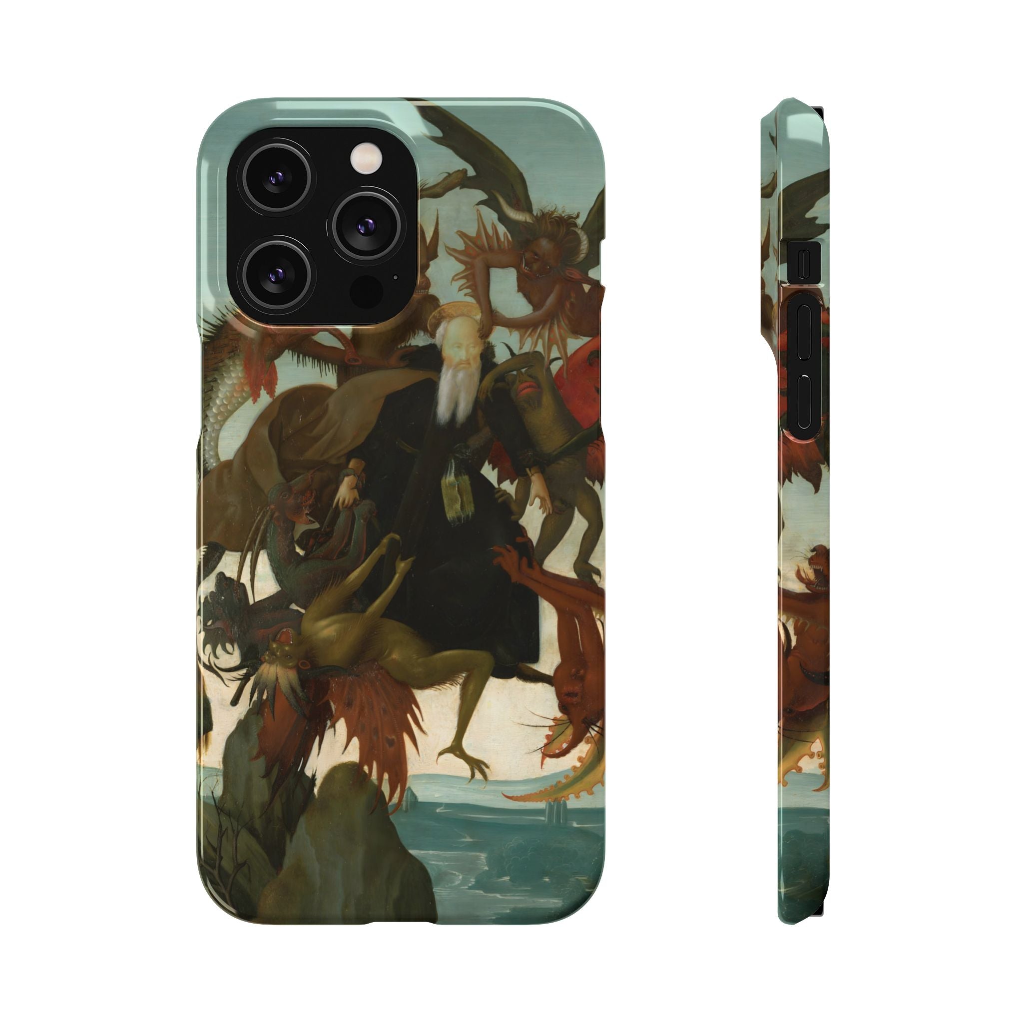 The Torment of Saint Anthony by Michelangelo Buonarroti - iPhone Slim Case