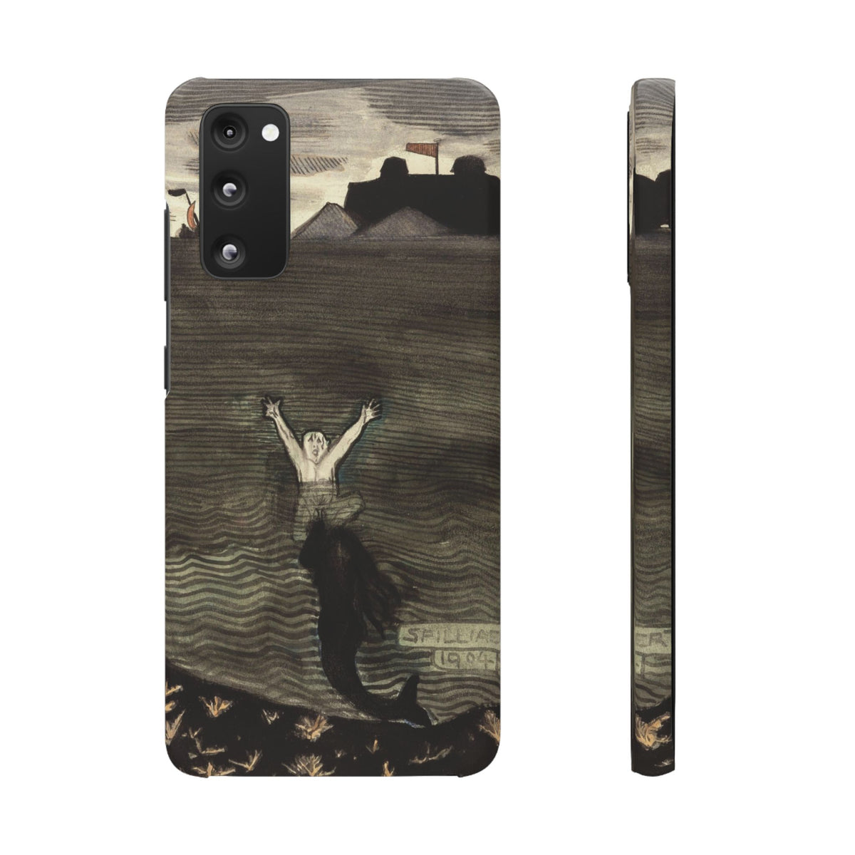 The Call of the Mermaid The Drowning by Leon Spilliaert - Samsung Slim Case