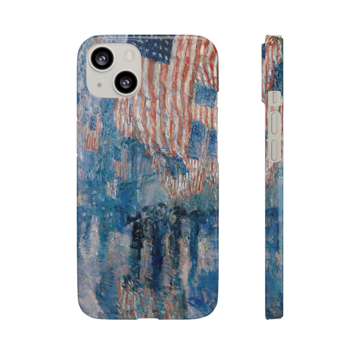 The Avenue in the Rain by Childe Hassam - iPhone Slim Case