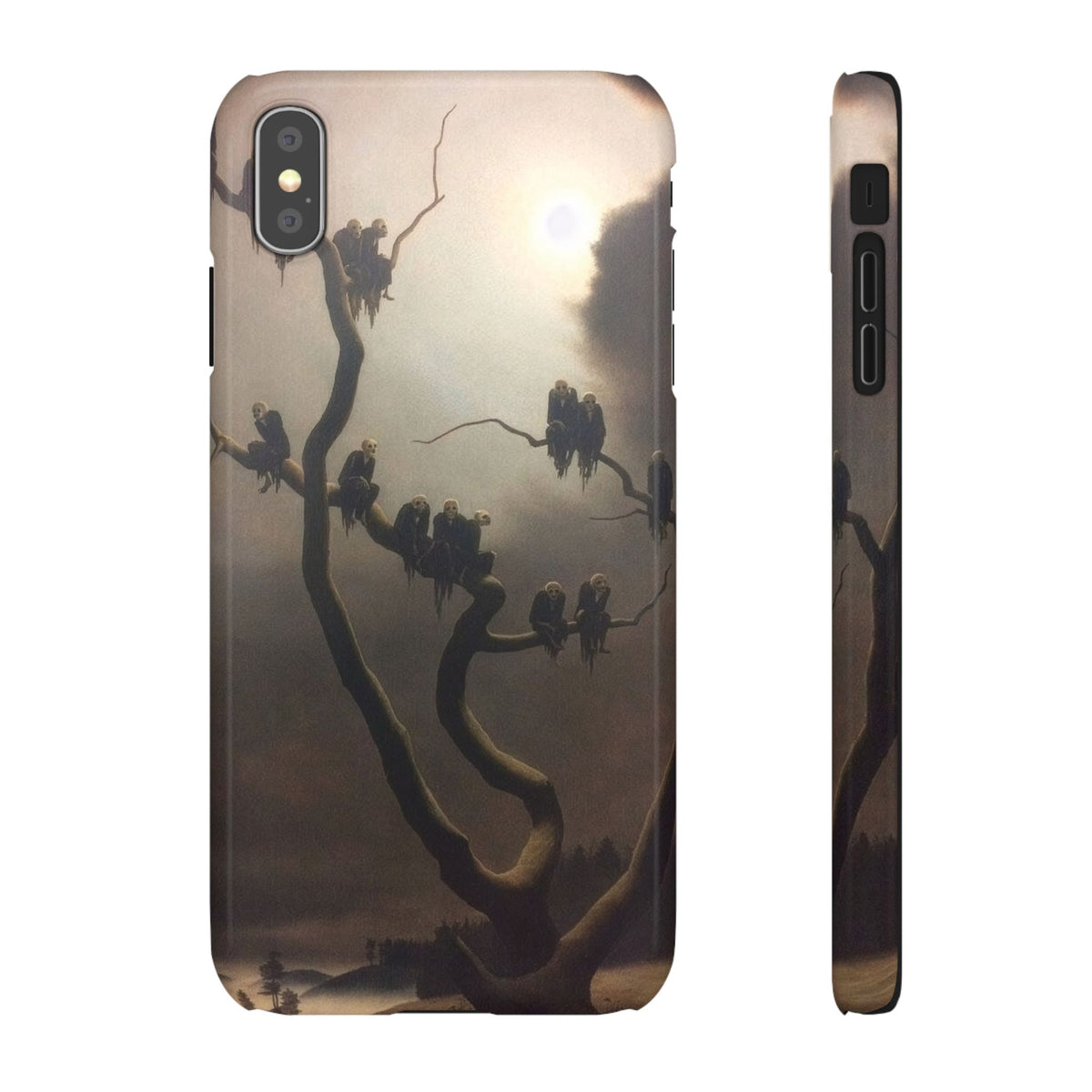 Ghosts on a Tree by Franz Sedlacek - iPhone Slim Case