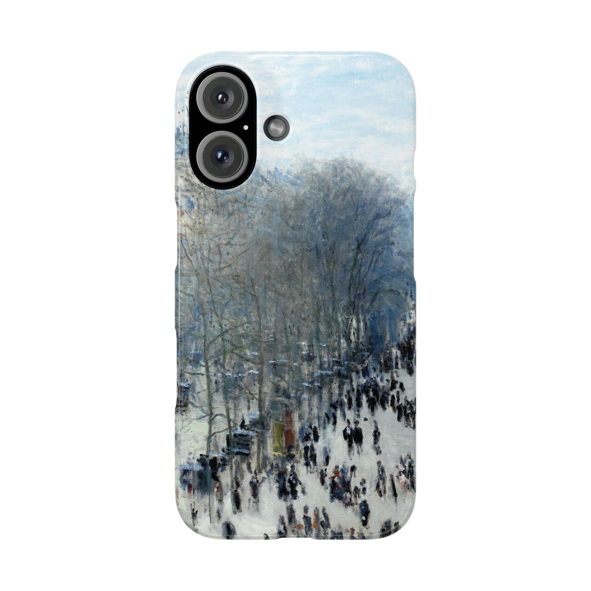 Boulevard des Capucines by Claude Monet - iPhone Slim Case