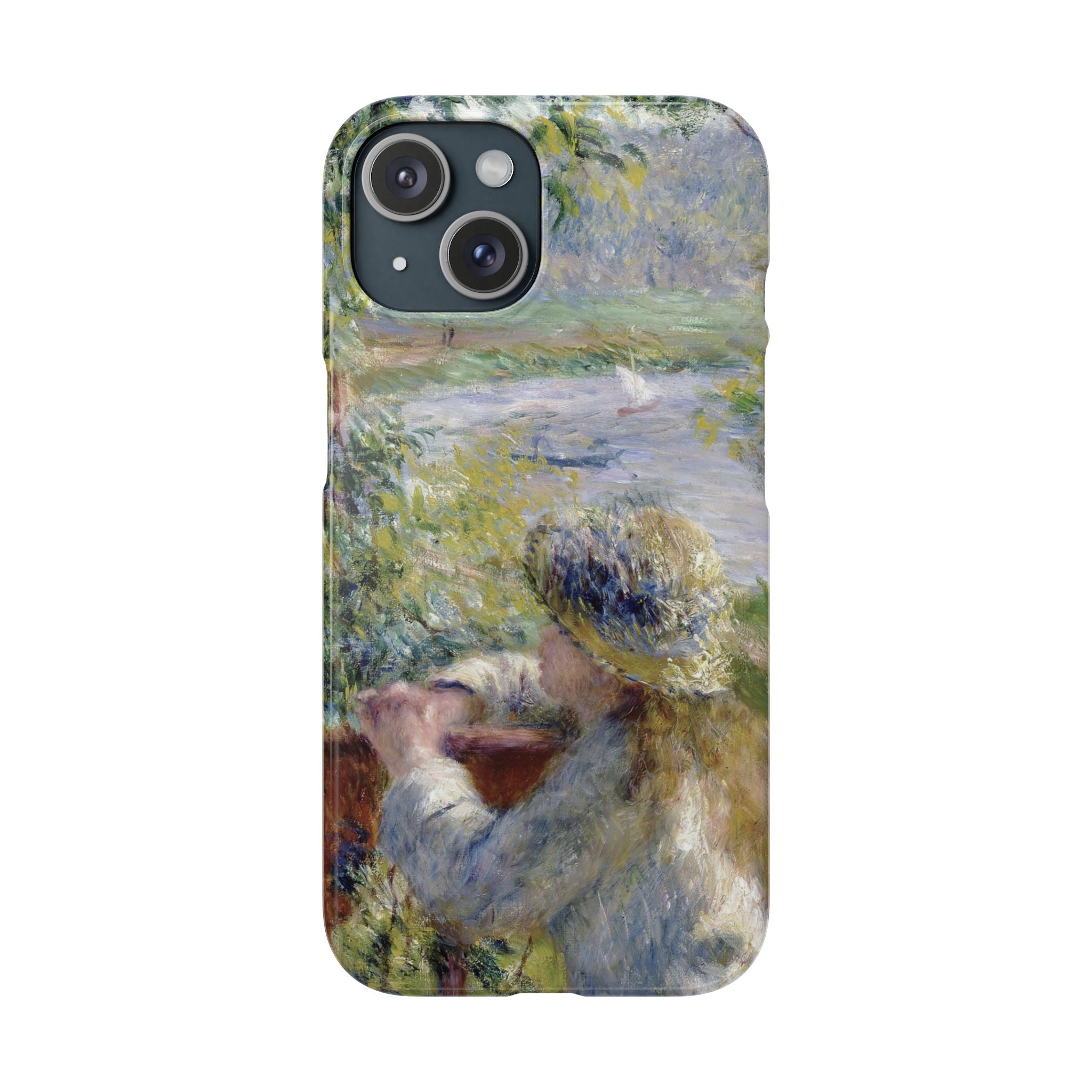 By the Water by Pierre Auguste Renoir - iPhone Slim Case