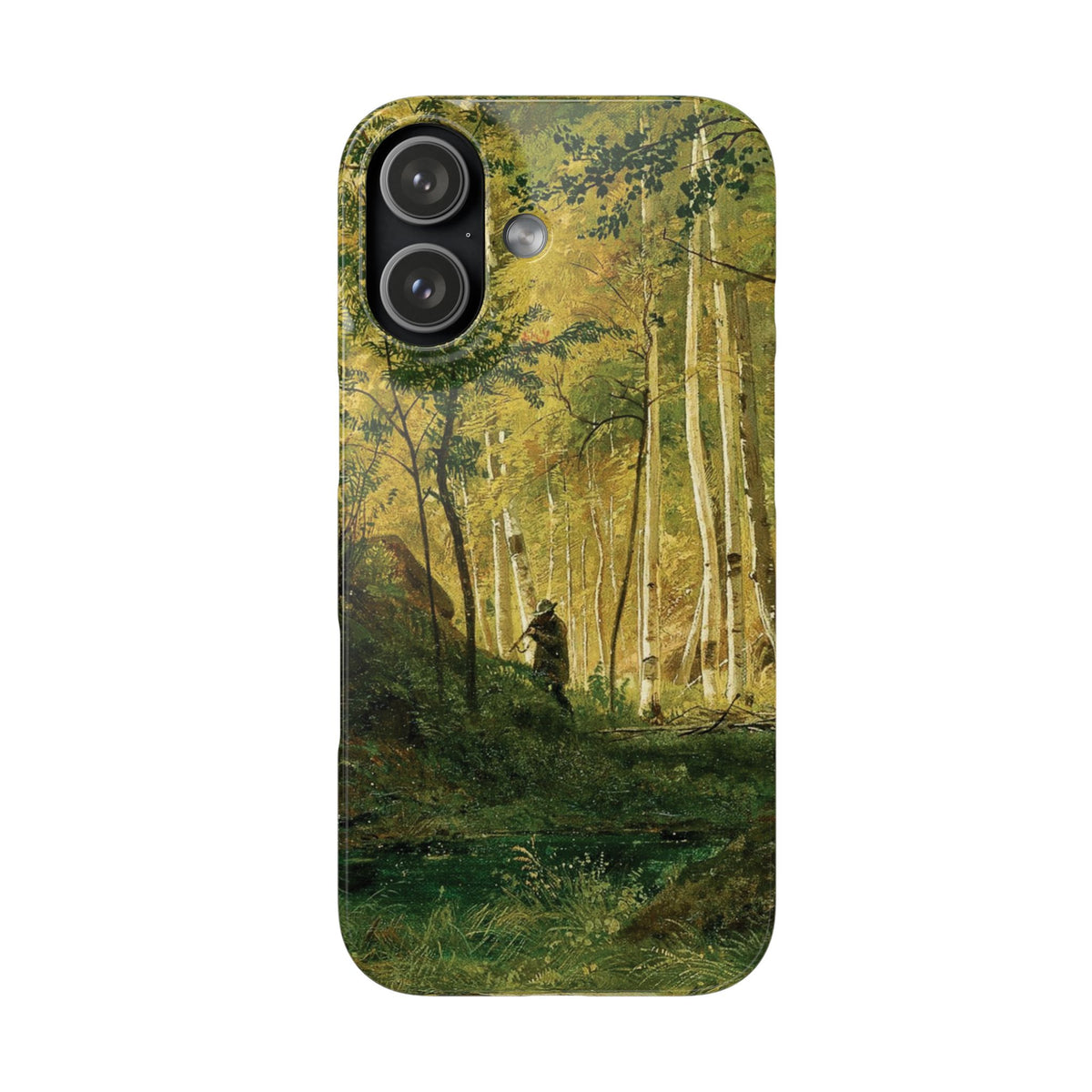 Landscape with a Hunter Valaam Island by Ivan Ivanovich Shishkin - iPhone Slim Case
