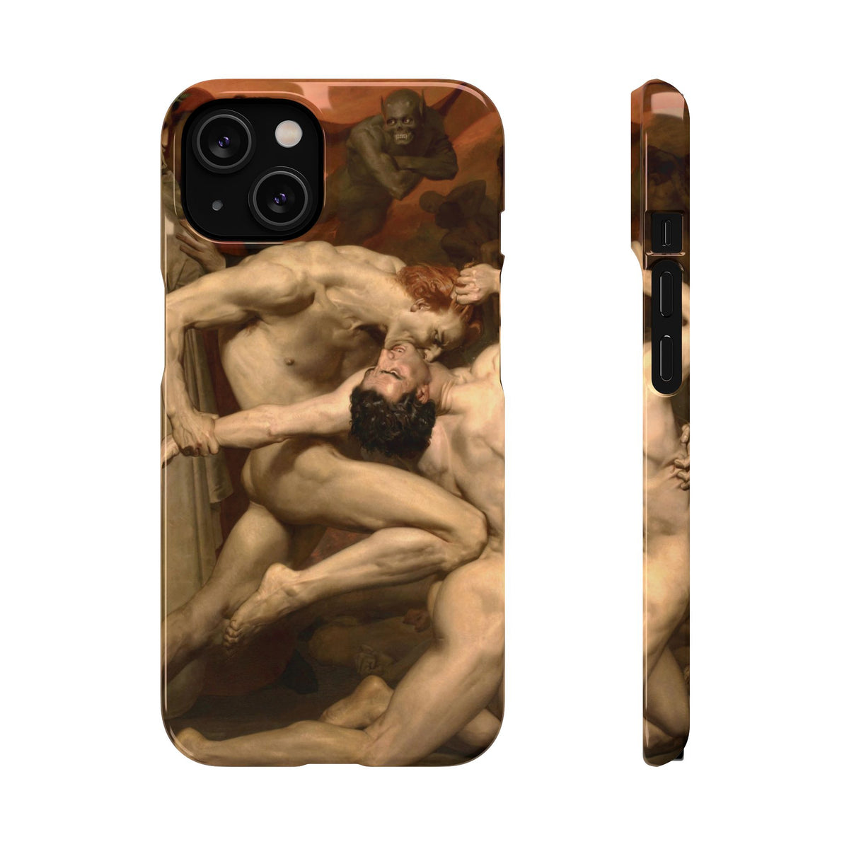 Dante and Virgile by William Bouguereau - iPhone Slim Case