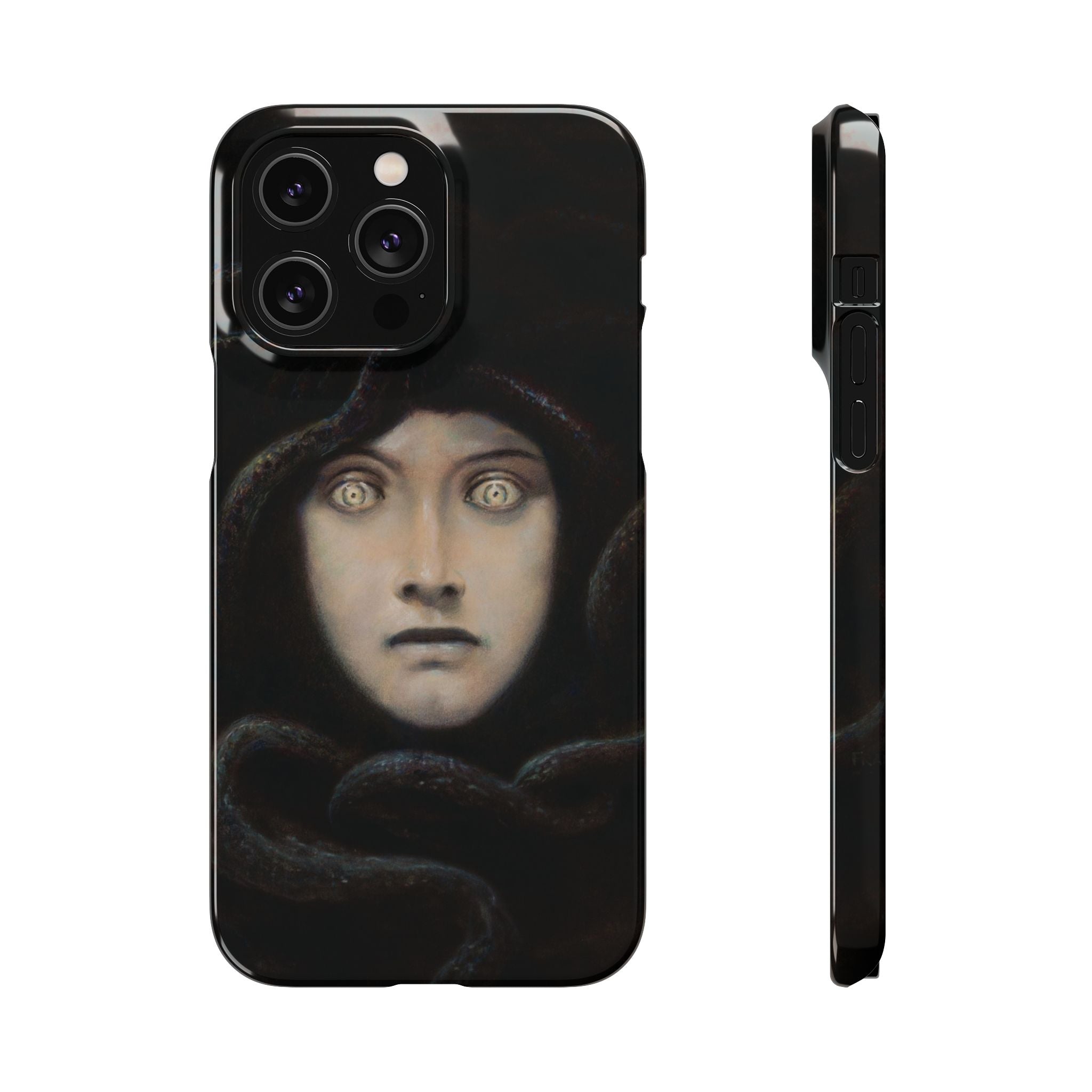 Head of Medusa by Franz von Stuck - iPhone Slim Case