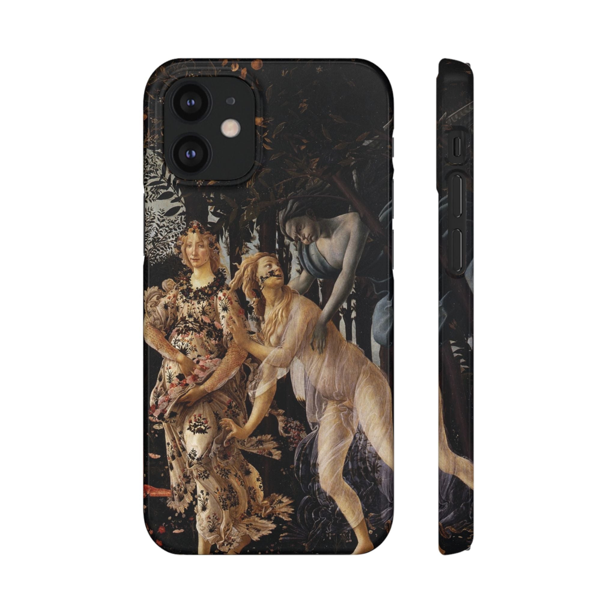 Flora and Zephyr from Primavera by Sandro Botticelli - iPhone Slim Case