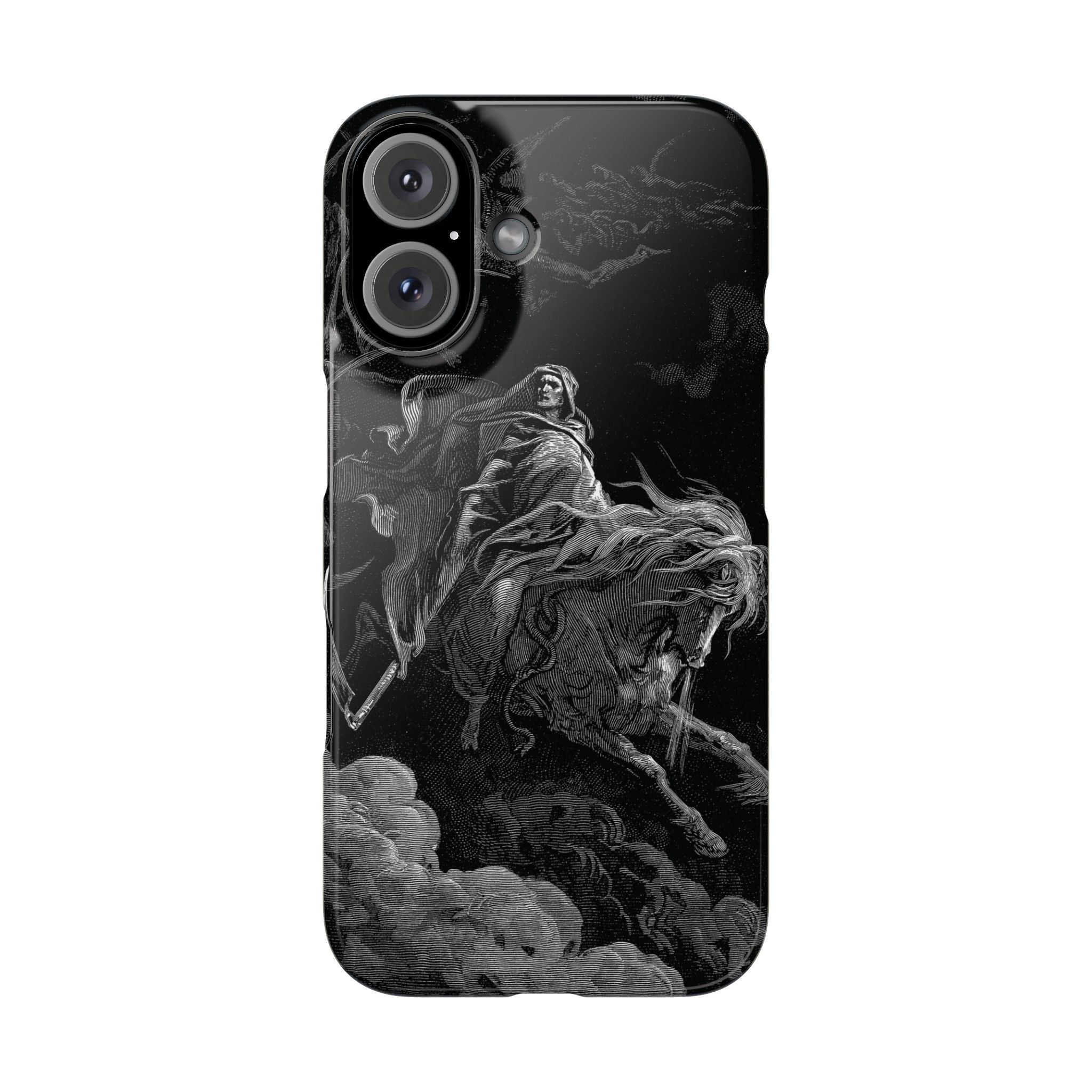 Death on the Pale Horse by Gustave Dore - iPhone Slim Case