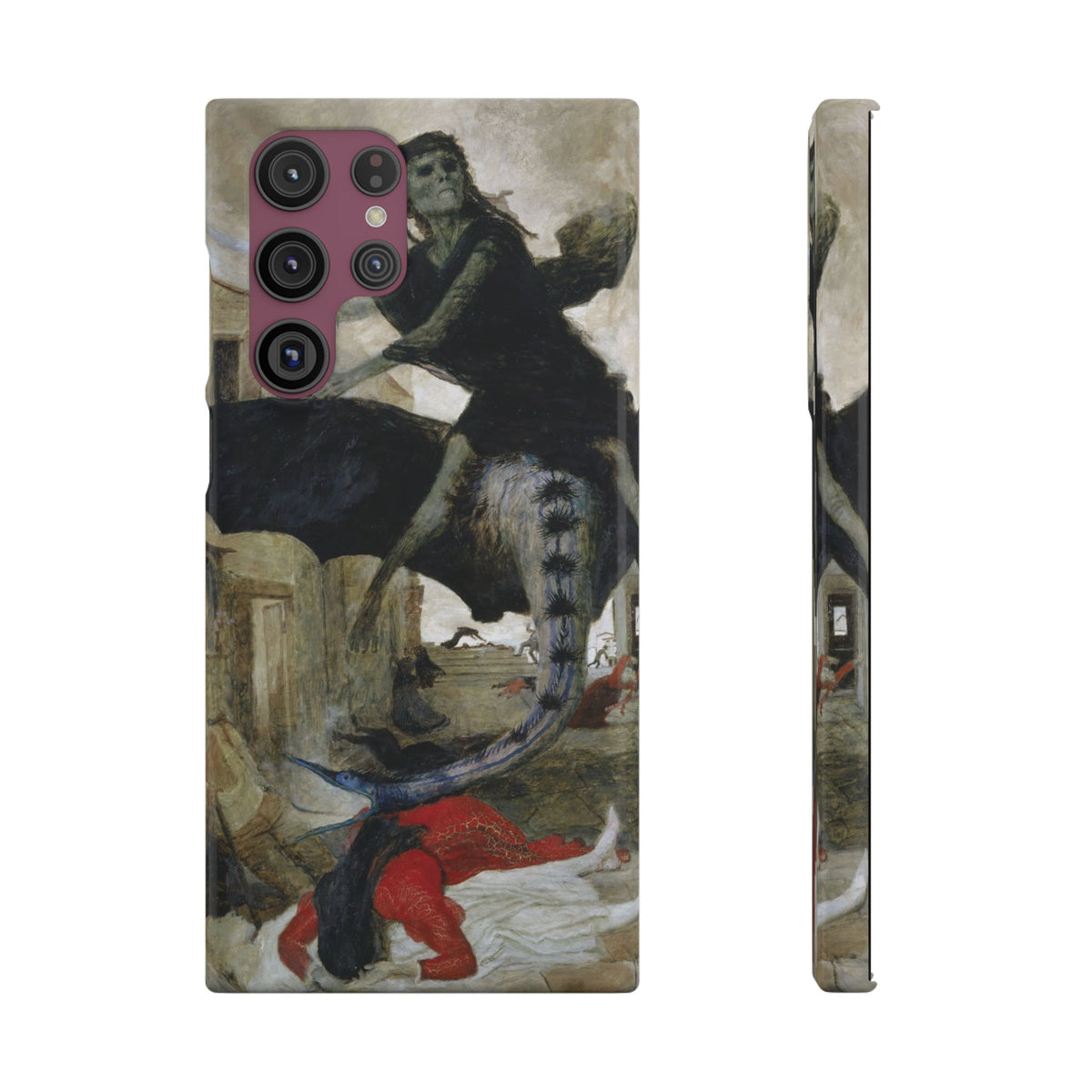 The Plague by Arnold Böcklin - Samsung Slim Case