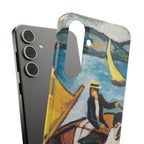 Sailing Boat on the Tegernsee by August Macke - Samsung Slim Case