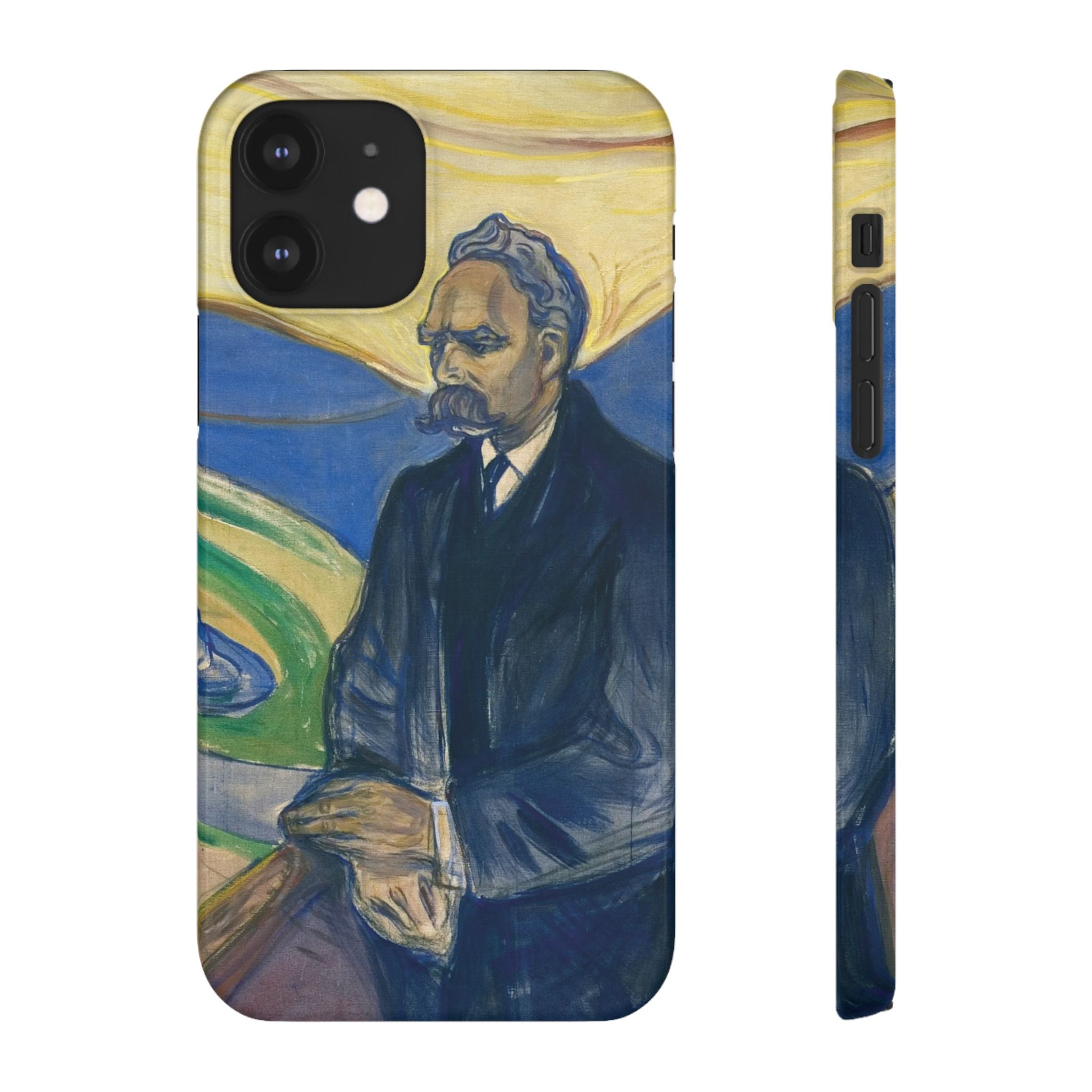 Portrait of Friedrich Nietzsche by Edvard Munch - iPhone Slim Case