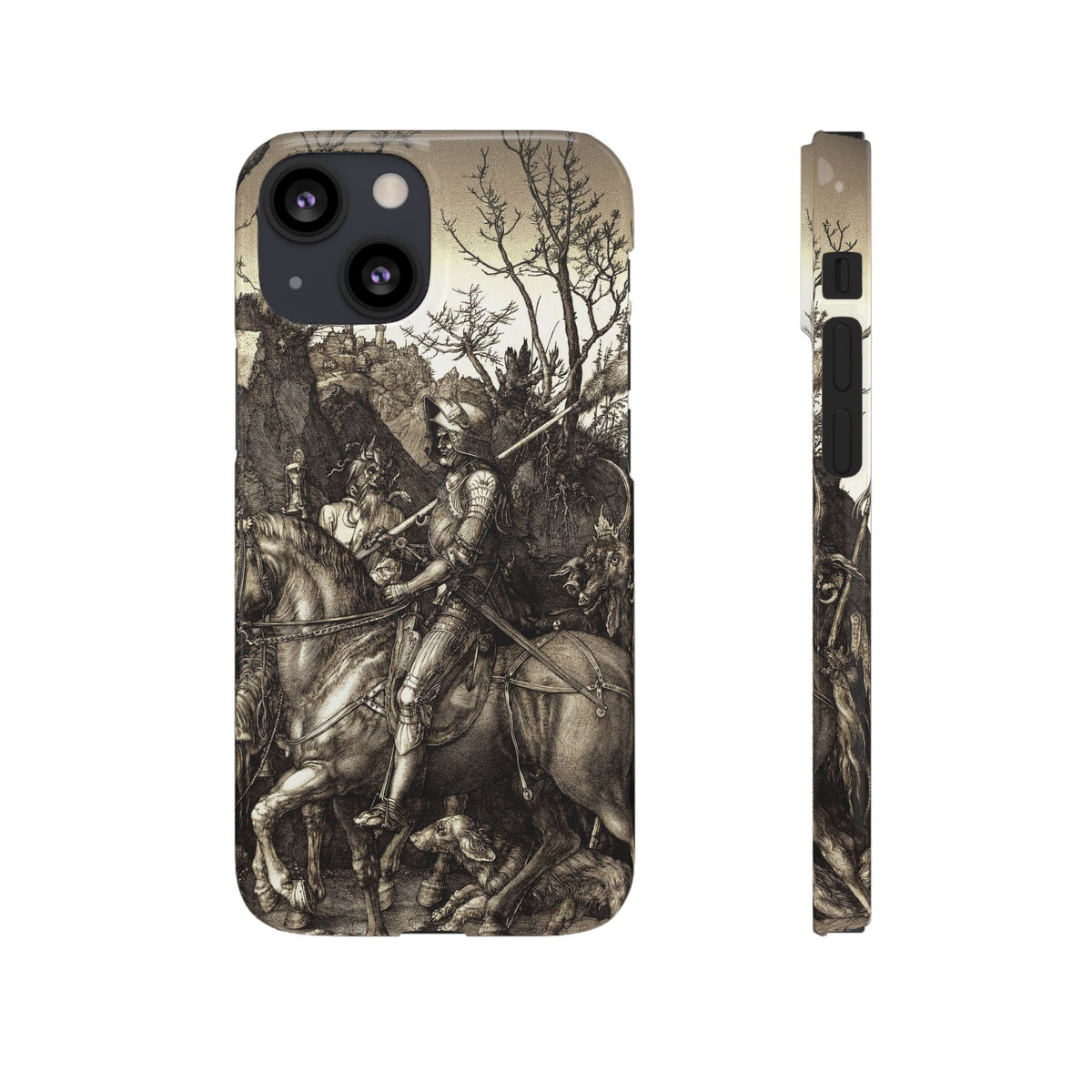 Knight, Death and the Devil by Albrecht Dürer - iPhone Slim Case
