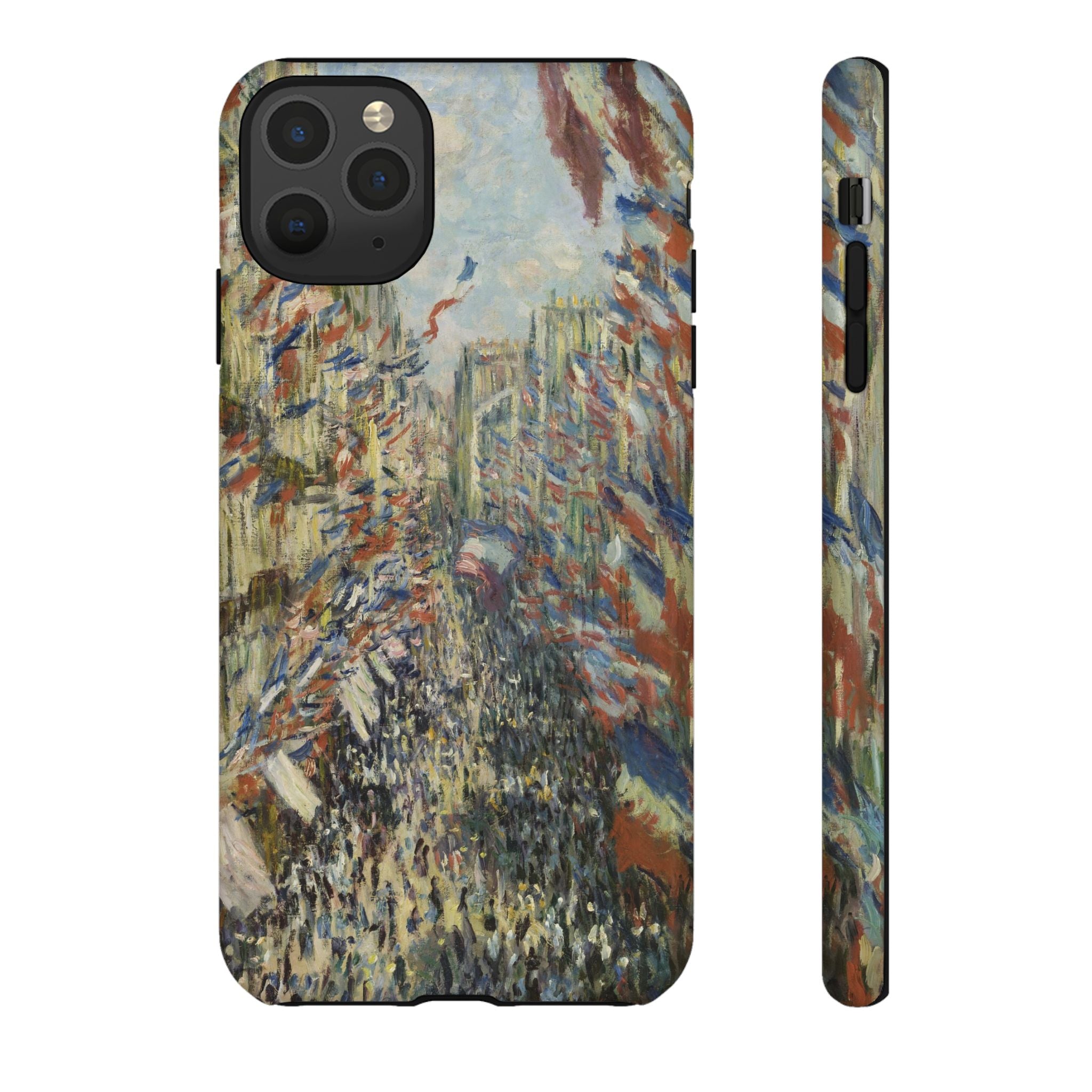 The Rue Montorgueil in Paris by Claude Monet - iPhone Tough Case
