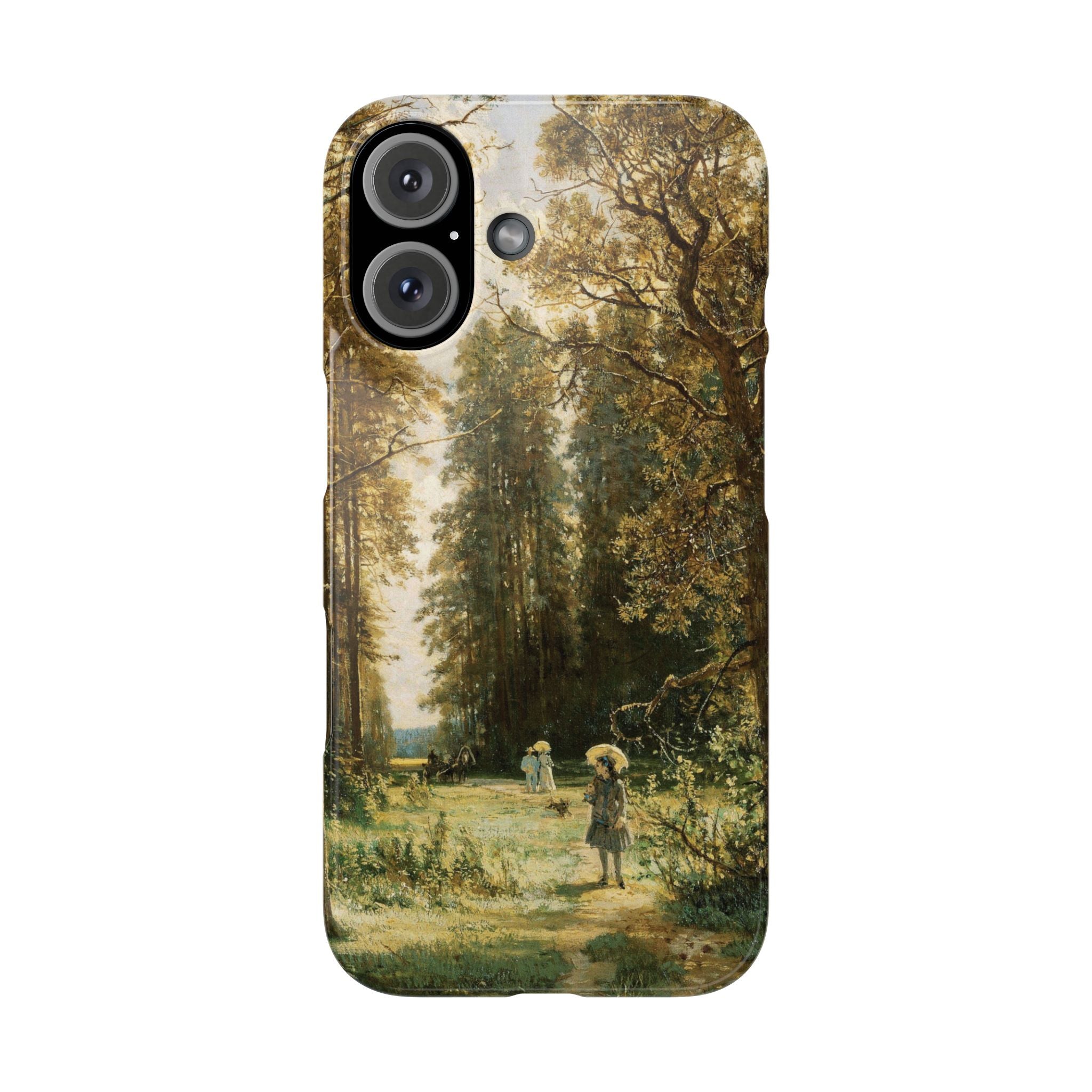 The Path in the Forest by Ivan Ivanovich Shishkin - iPhone Slim Case