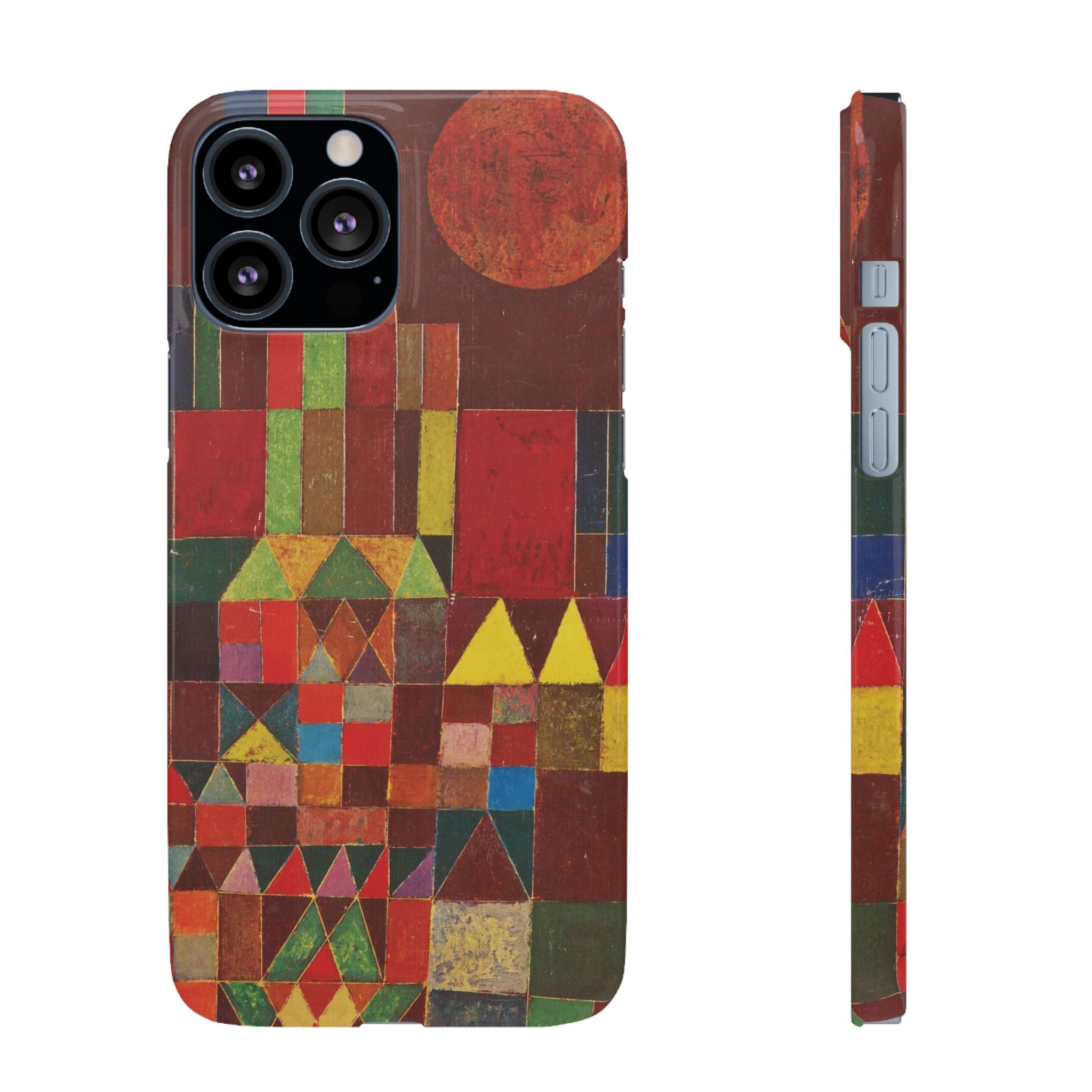 Castle and Sun by Paul Klee - iPhone Slim Case