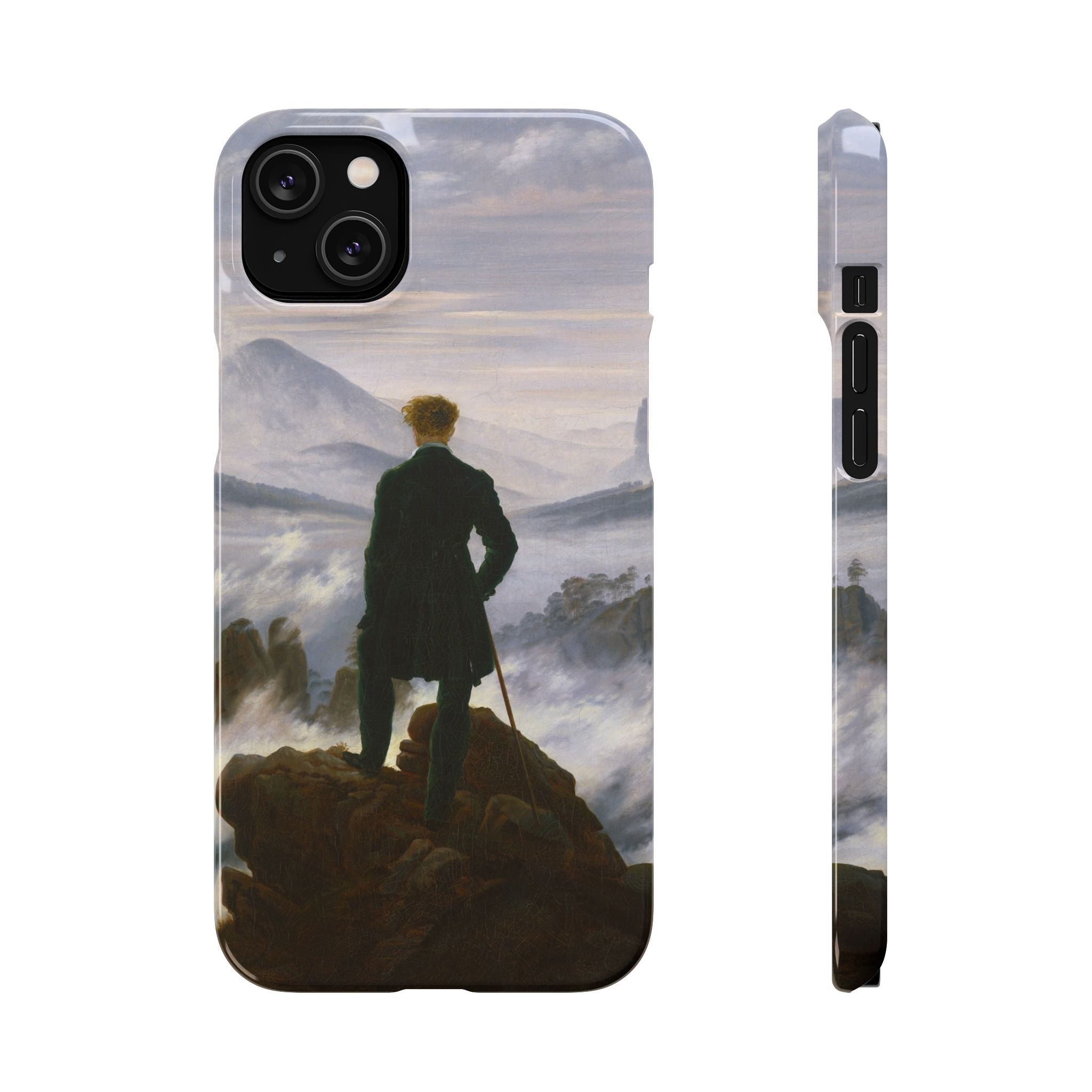 The Wanderer above the Sea of Fog by Caspar David Friedrich - iPhone Slim Case