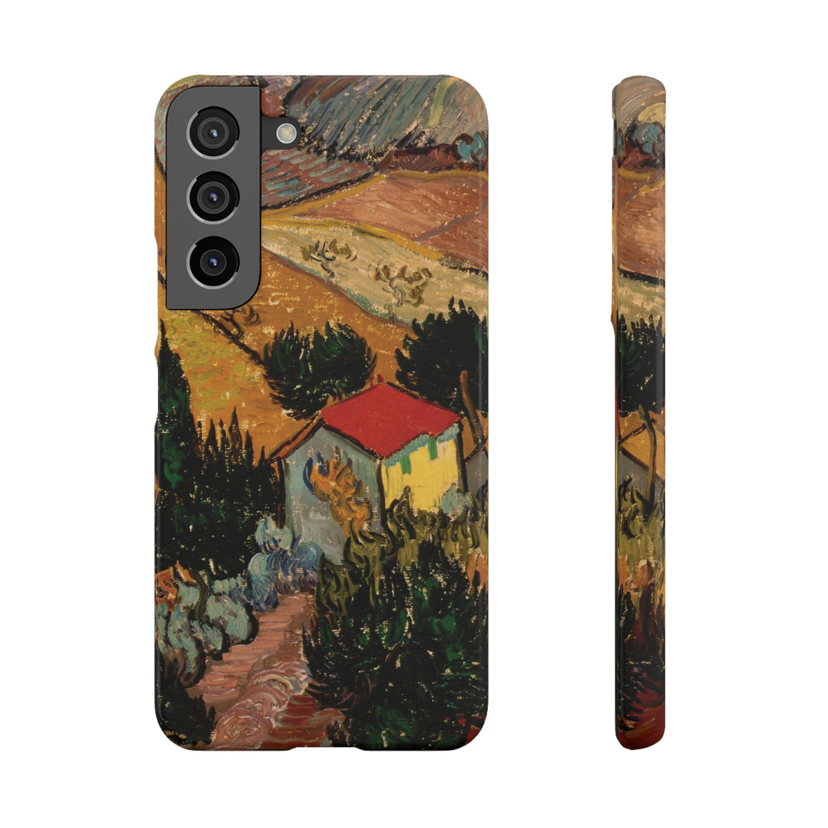 Landscape with House and Ploughman by Vincent van Gogh - Samsung Slim Case