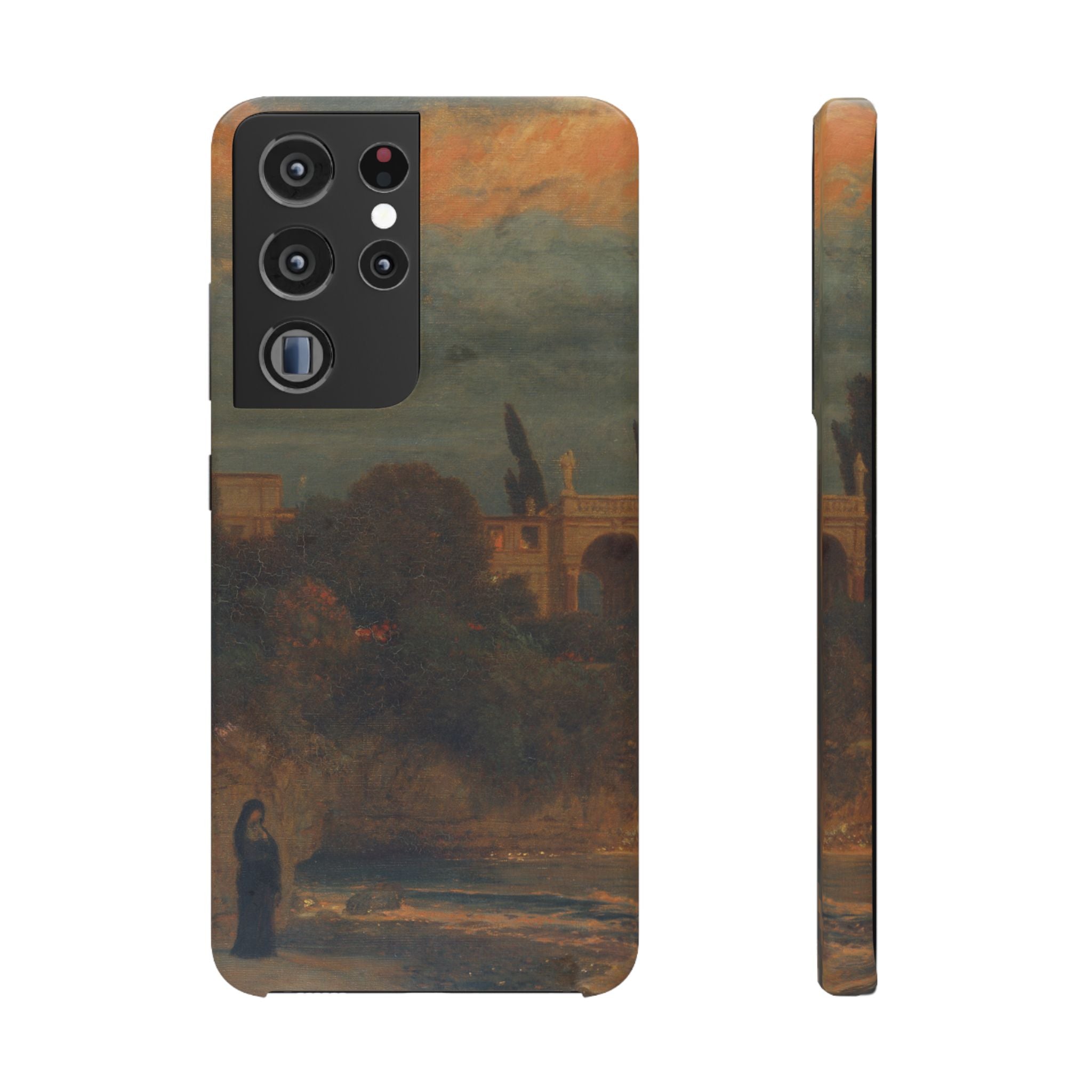 Villa by the Sea by Arnold Böcklin - Samsung Slim Case