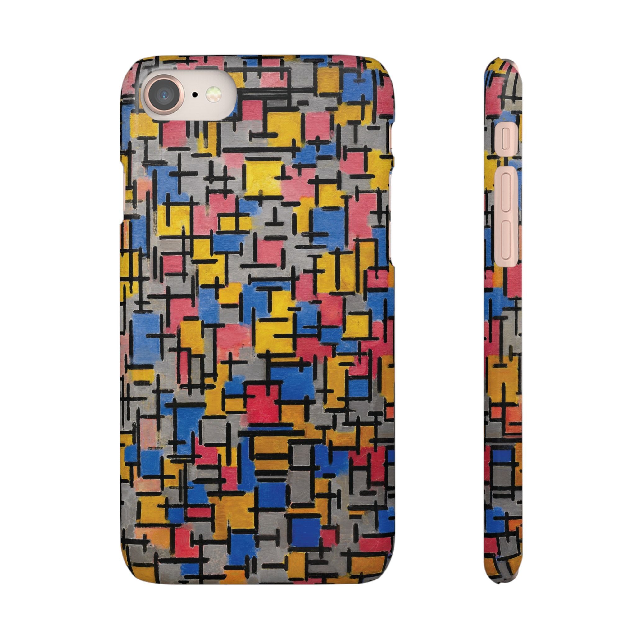 Composition by Piet Mondrian - iPhone Slim Case