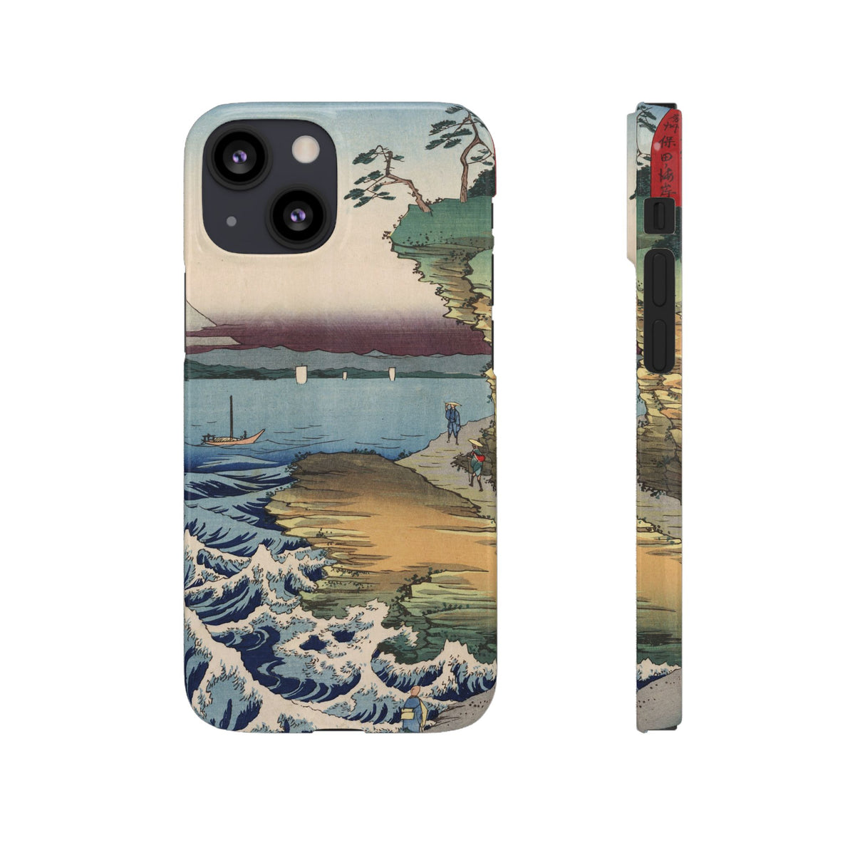 The Hota Coast in Awa Province by Utagawa Hiroshige - iPhone Slim Case