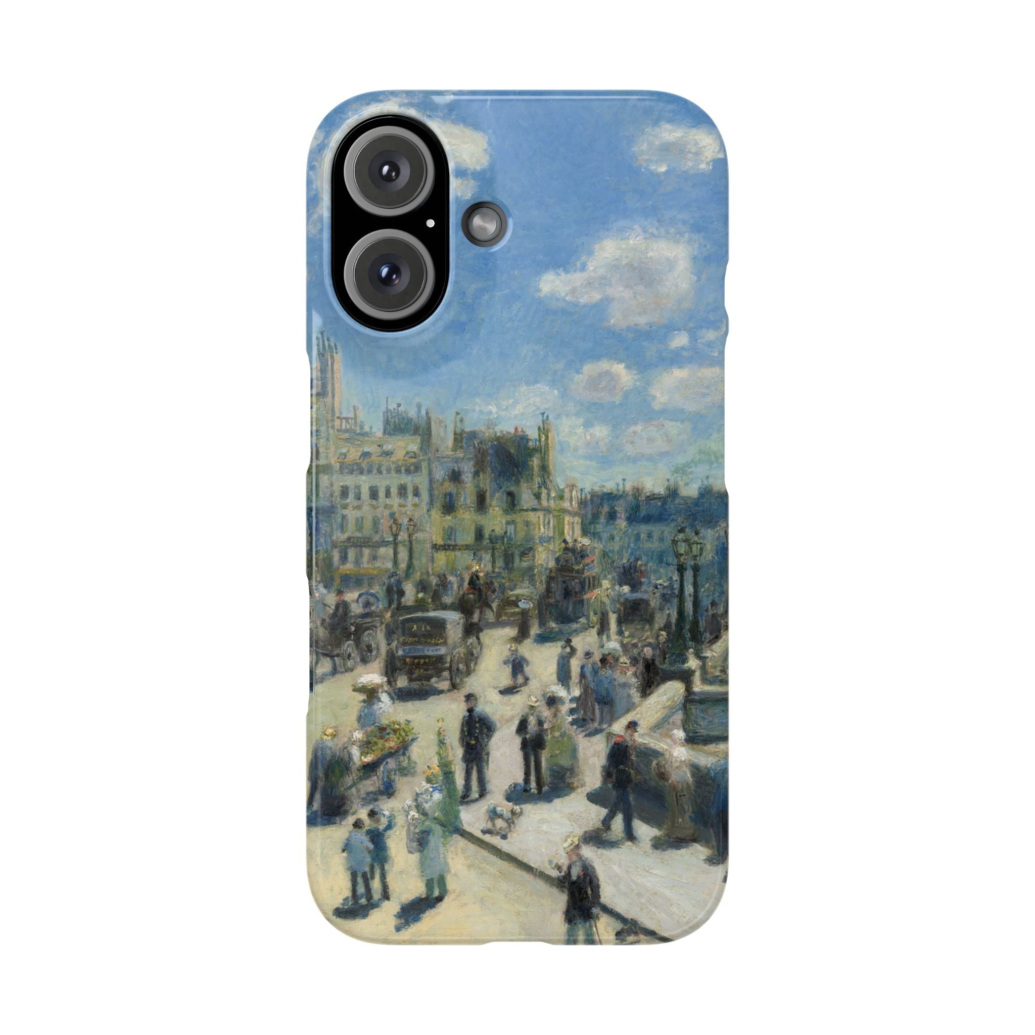 Pont Neuf Paris by Pierre Auguste Renoir - iPhone Slim Case