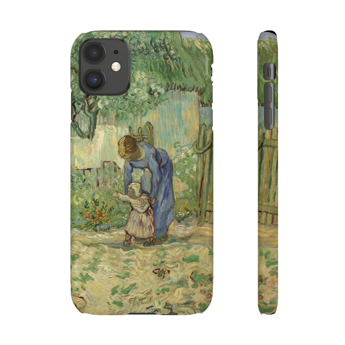 First Steps after Millet by Vincent van Gogh - iPhone Slim Case