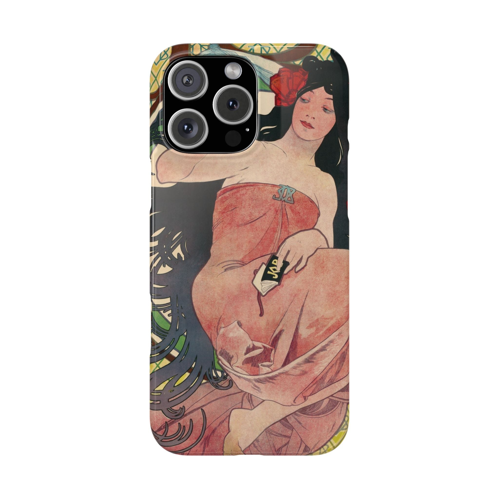 JOB by Alphonse Mucha - iPhone Slim Case