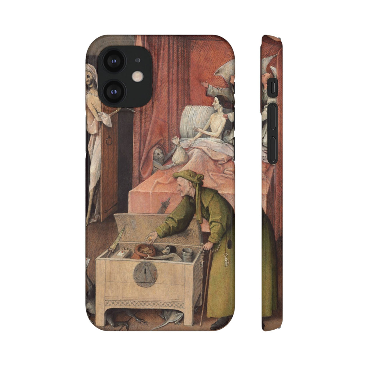 The Death of the Miser by Hieronymus Bosch - iPhone Slim Case