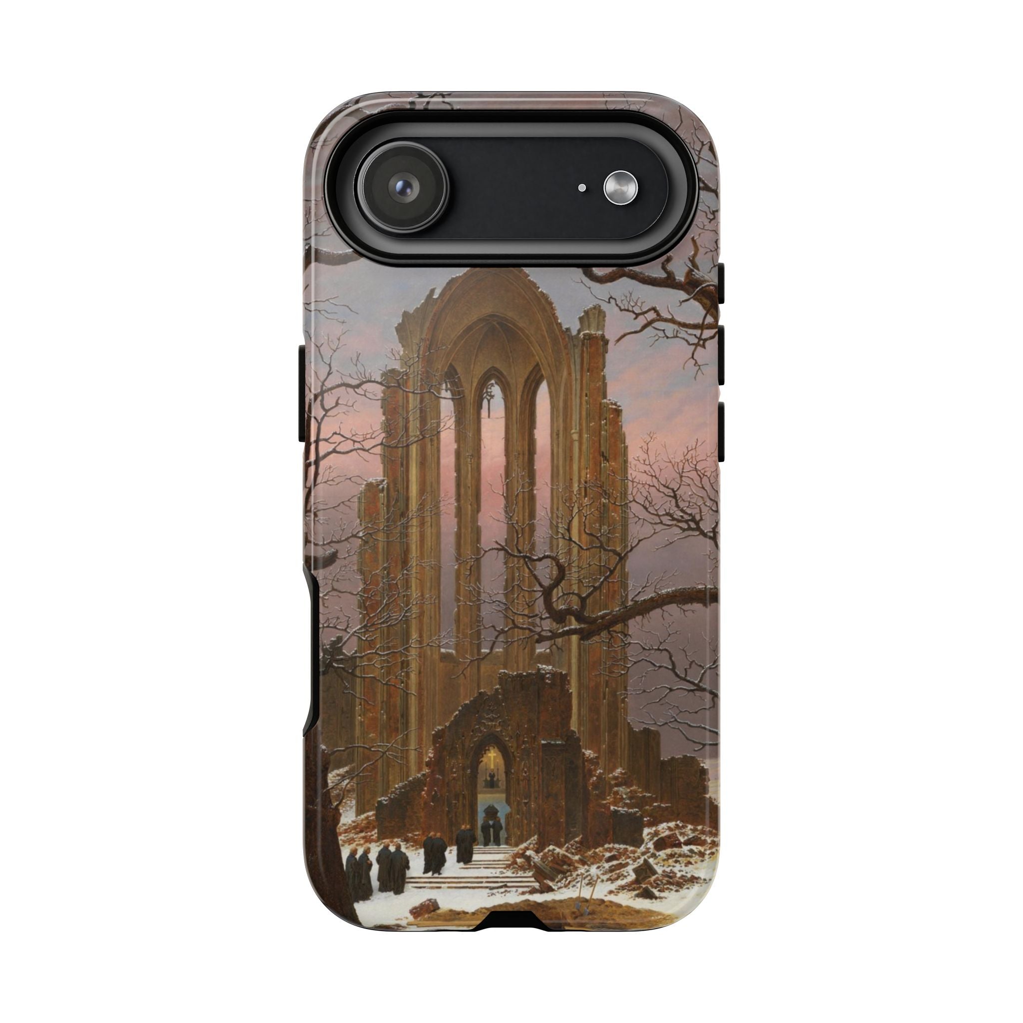 Monastery Graveyard in the Snow by Caspar David Friedrich - iPhone Tough Case